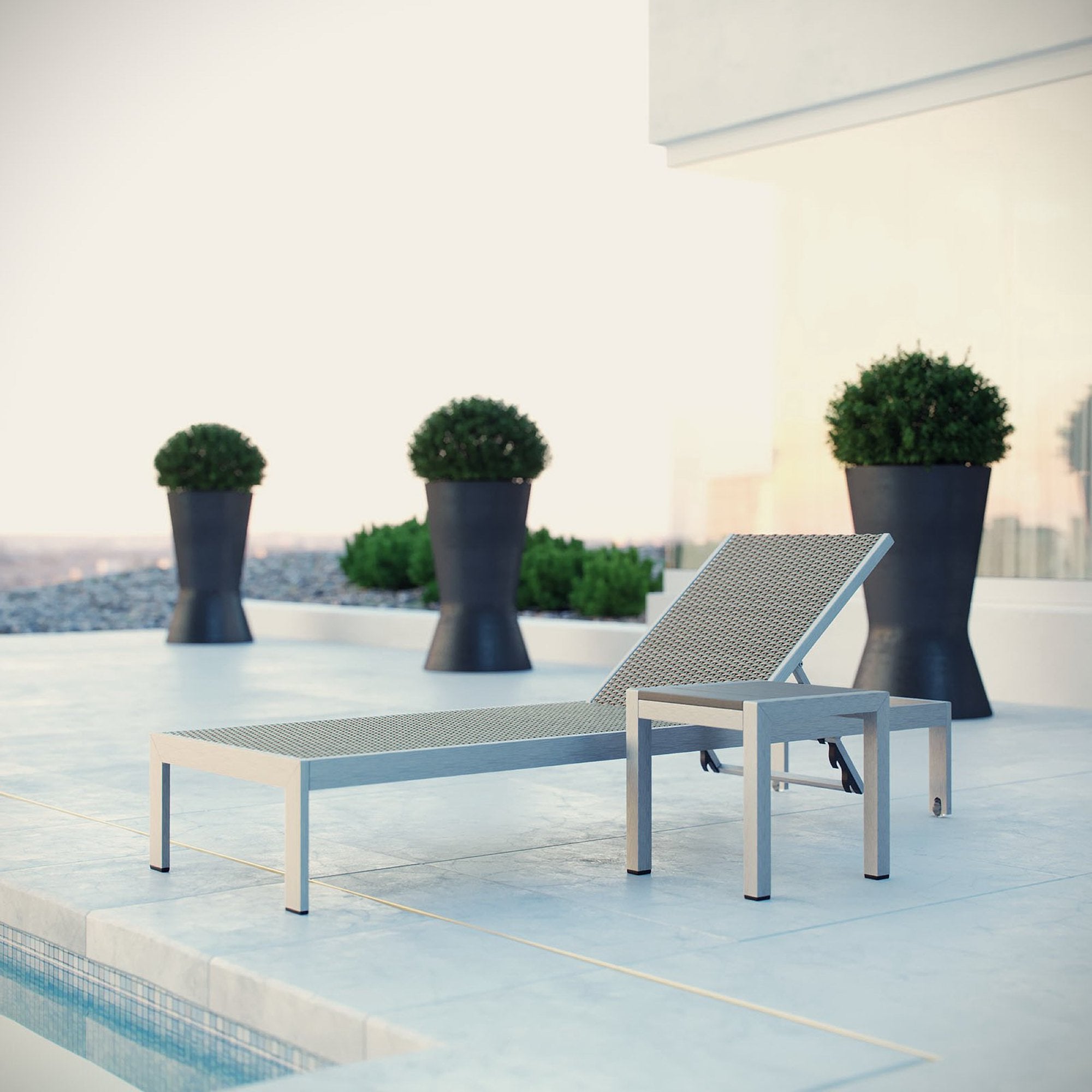 Modway Shore 2 Piece Outdoor Patio Set