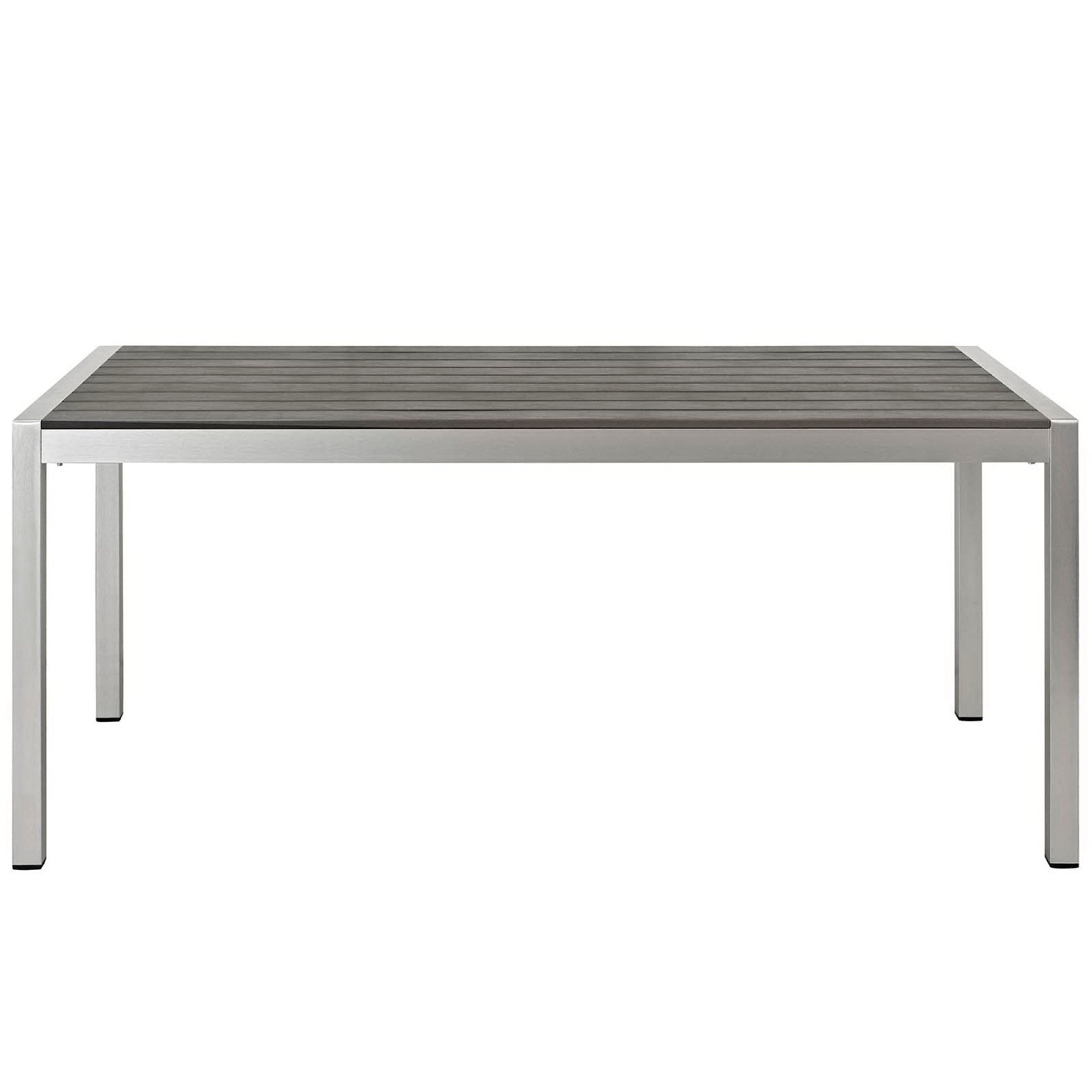 Modway Shore 3 Piece Outdoor Patio Aluminum Dining Set