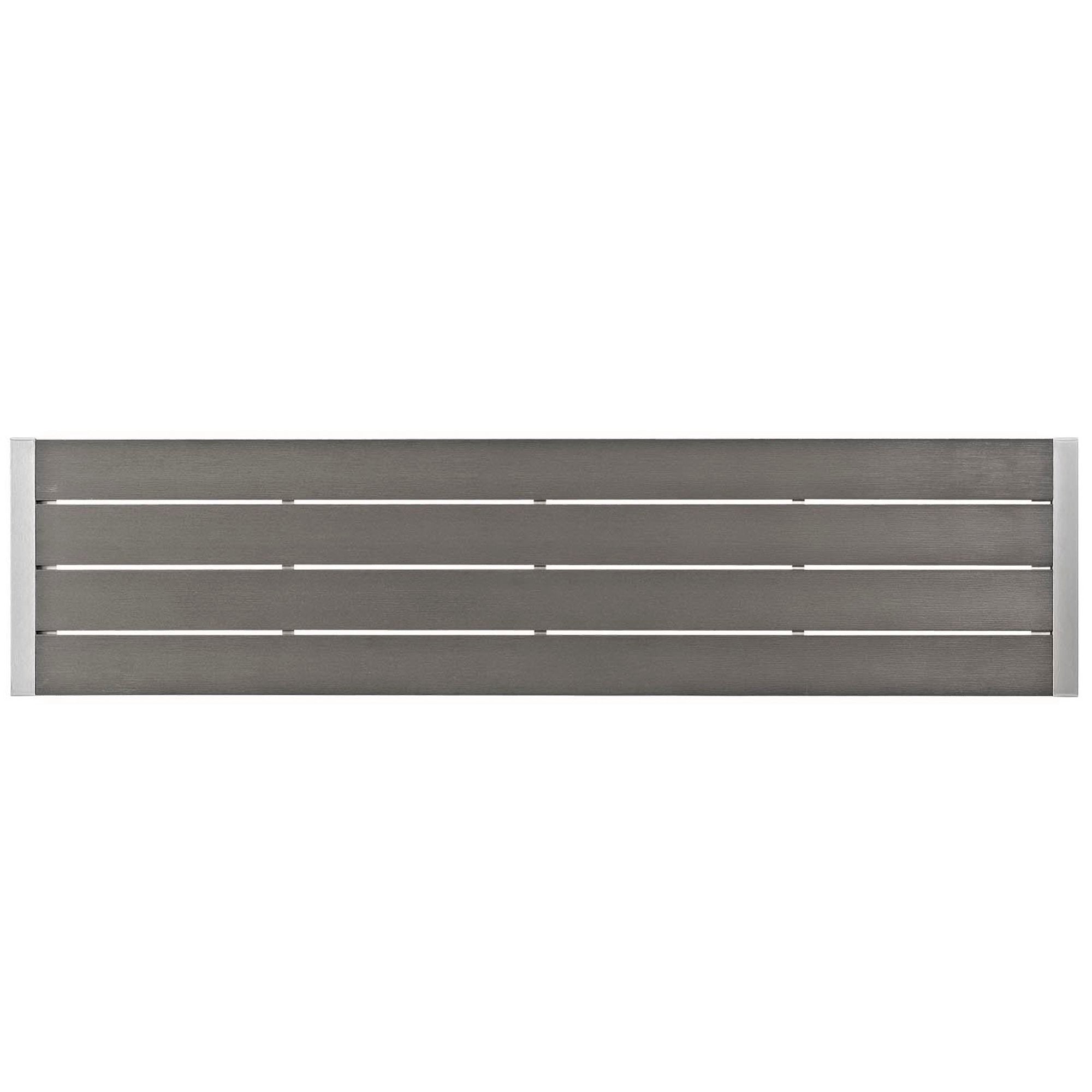 Modway Shore 3 Piece Outdoor Patio Aluminum Dining Set