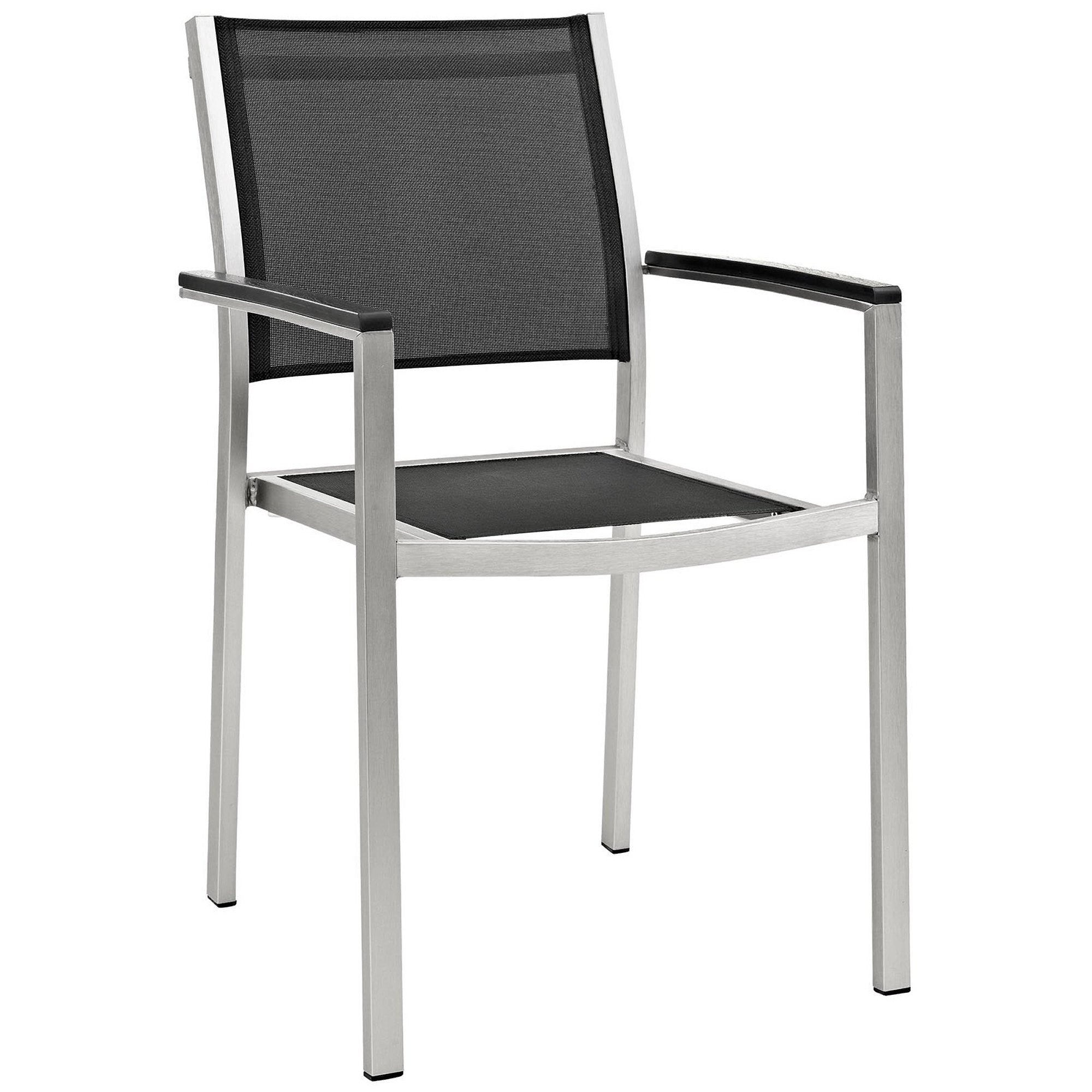 Modway Shore 7 Piece Outdoor Patio Aluminum Dining Set