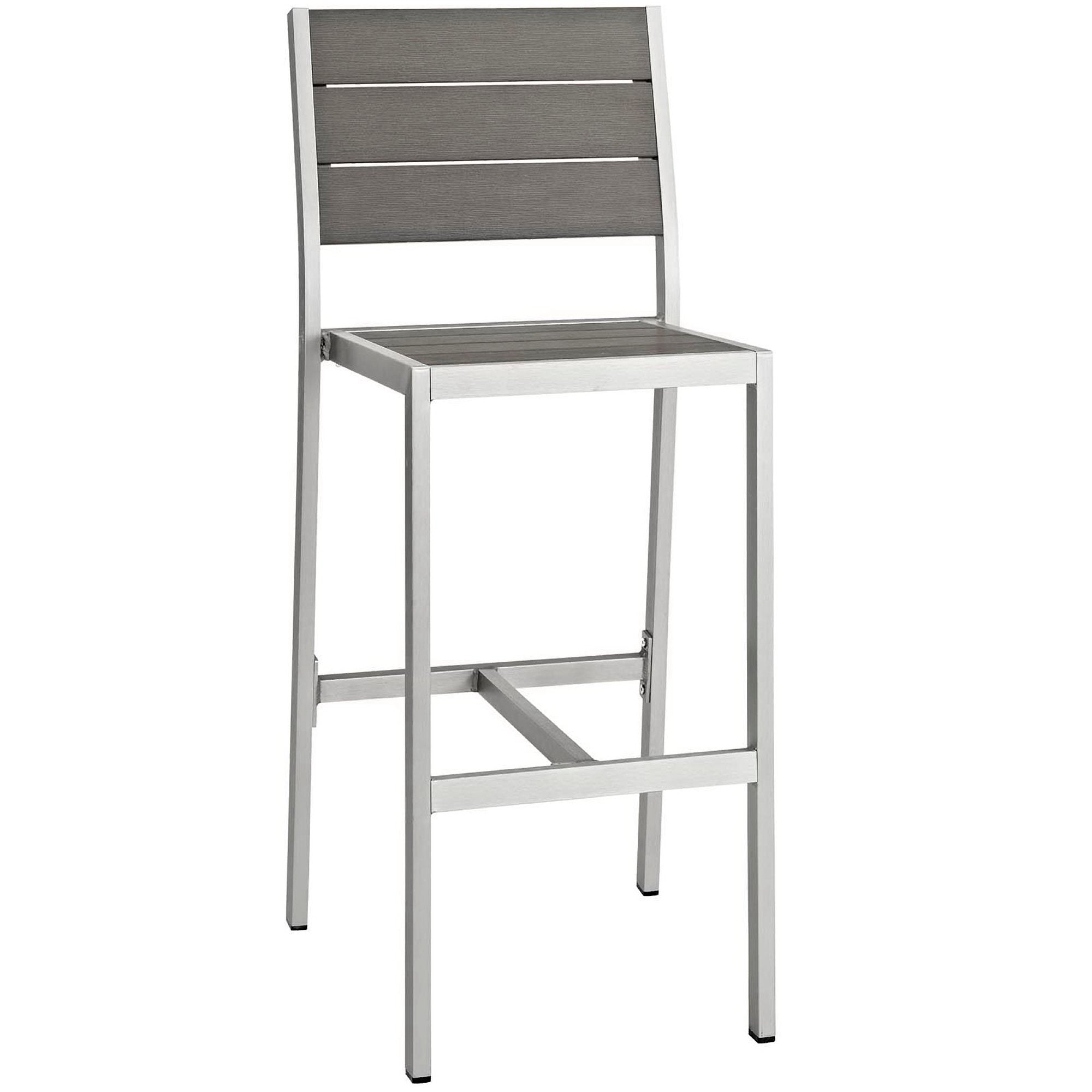 Modway Shore 7 Piece Outdoor Patio Aluminum Dining Set