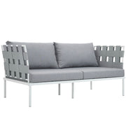 Modway Harmony Outdoor Patio Aluminum Loveseat