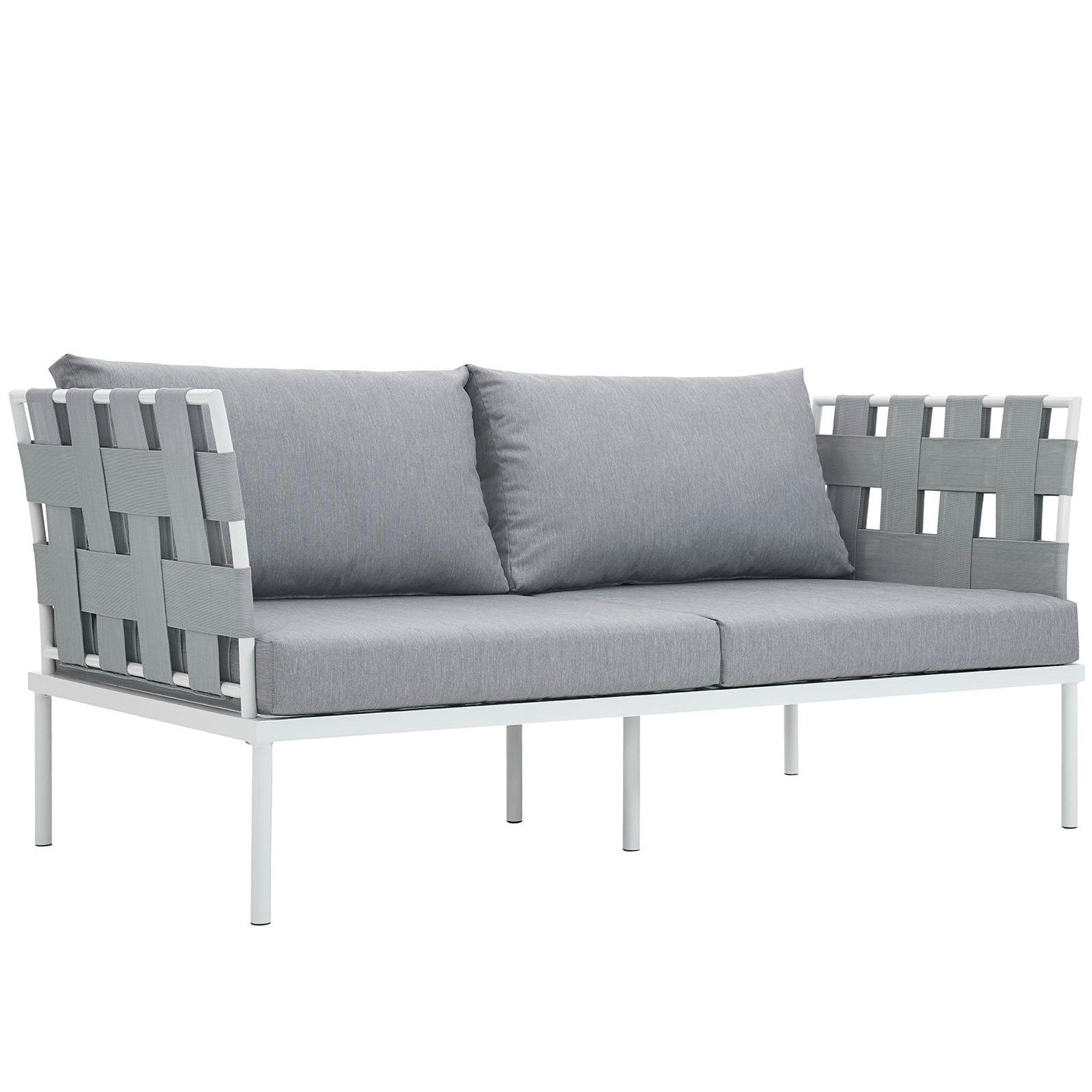 Modway Harmony Outdoor Patio Aluminum Loveseat