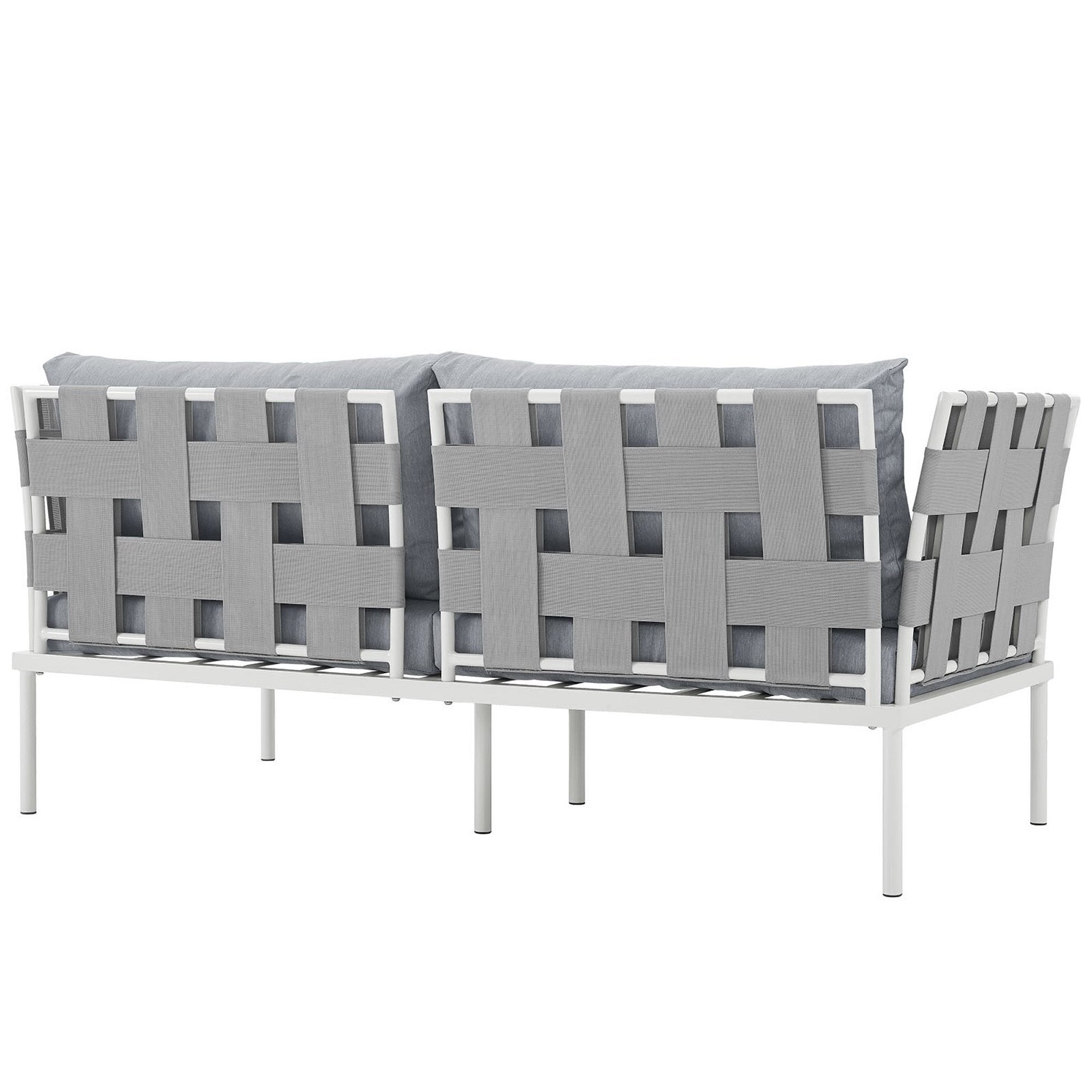 Modway Harmony Outdoor Patio Aluminum Loveseat