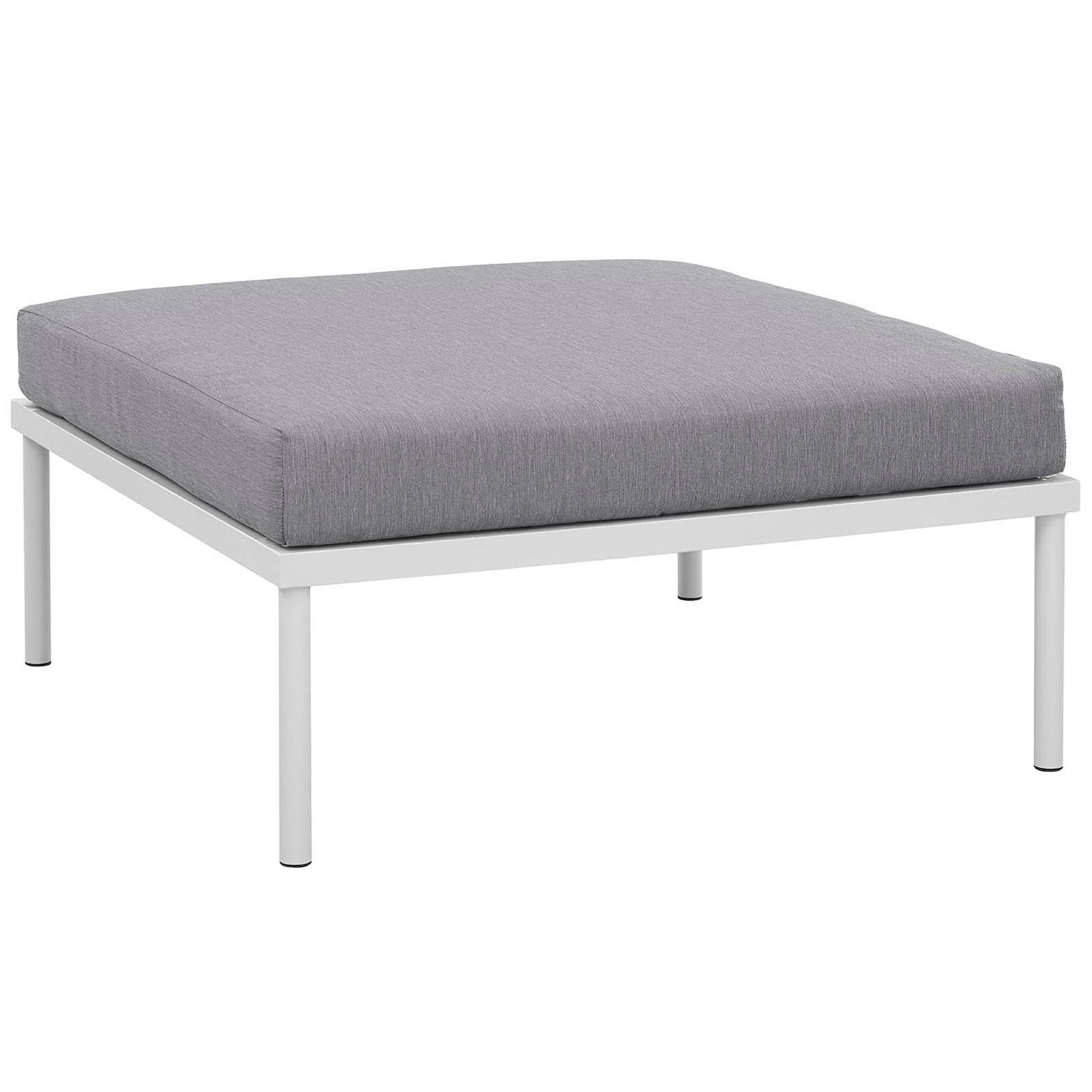 Modway Harmony 5 Piece Outdoor Patio Aluminum Sectional Sofa Set