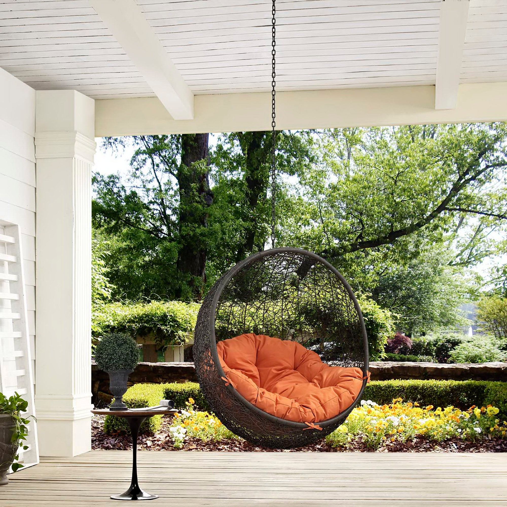 Modway Hide Outdoor Patio Swing Chair Without Stand