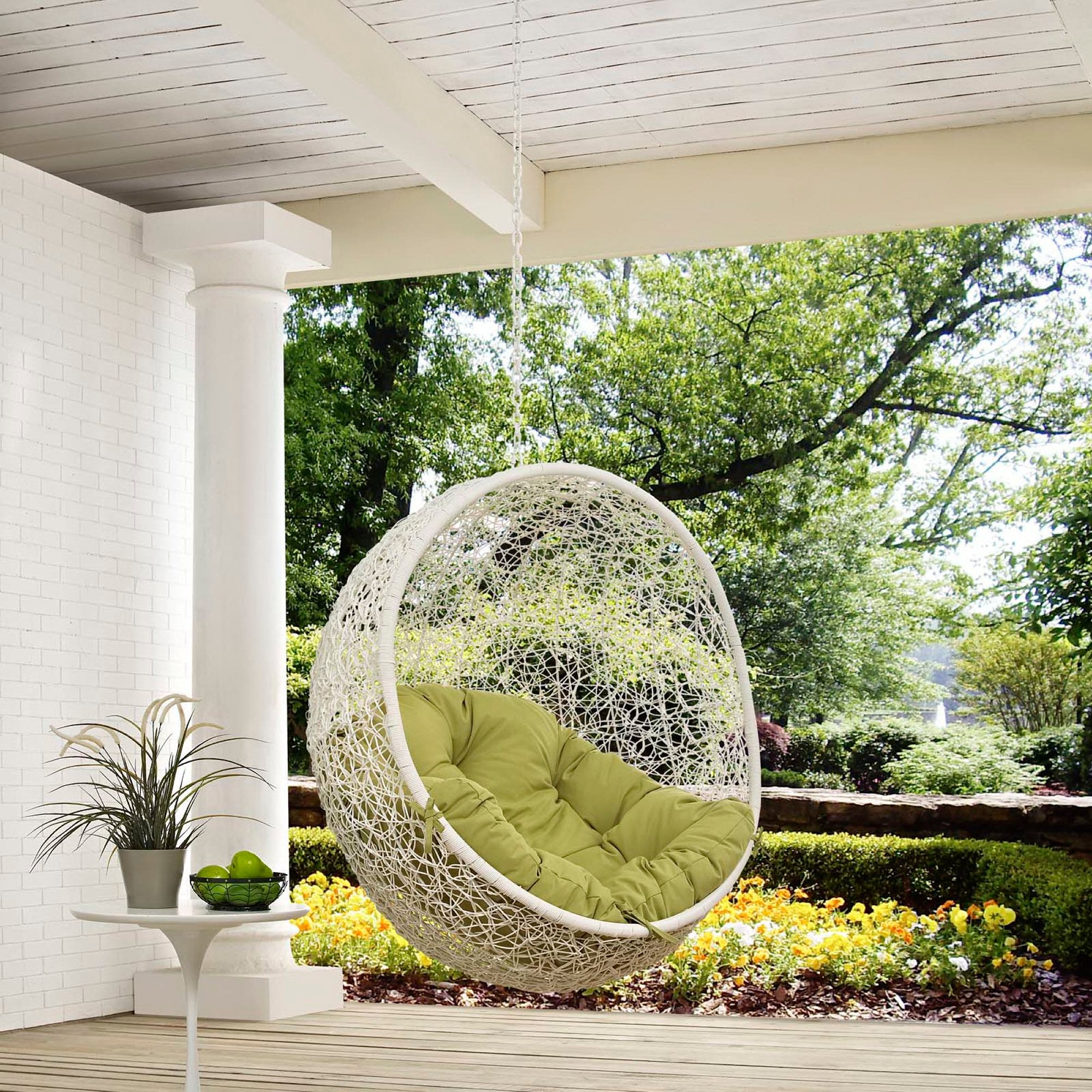 Modway Hide Outdoor Patio Swing Chair Without Stand