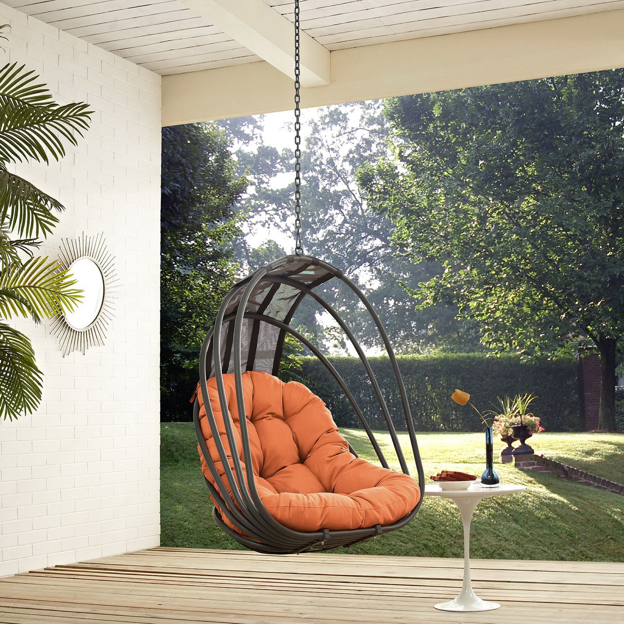 Modway Whisk Outdoor Patio Swing Chair Without Stand