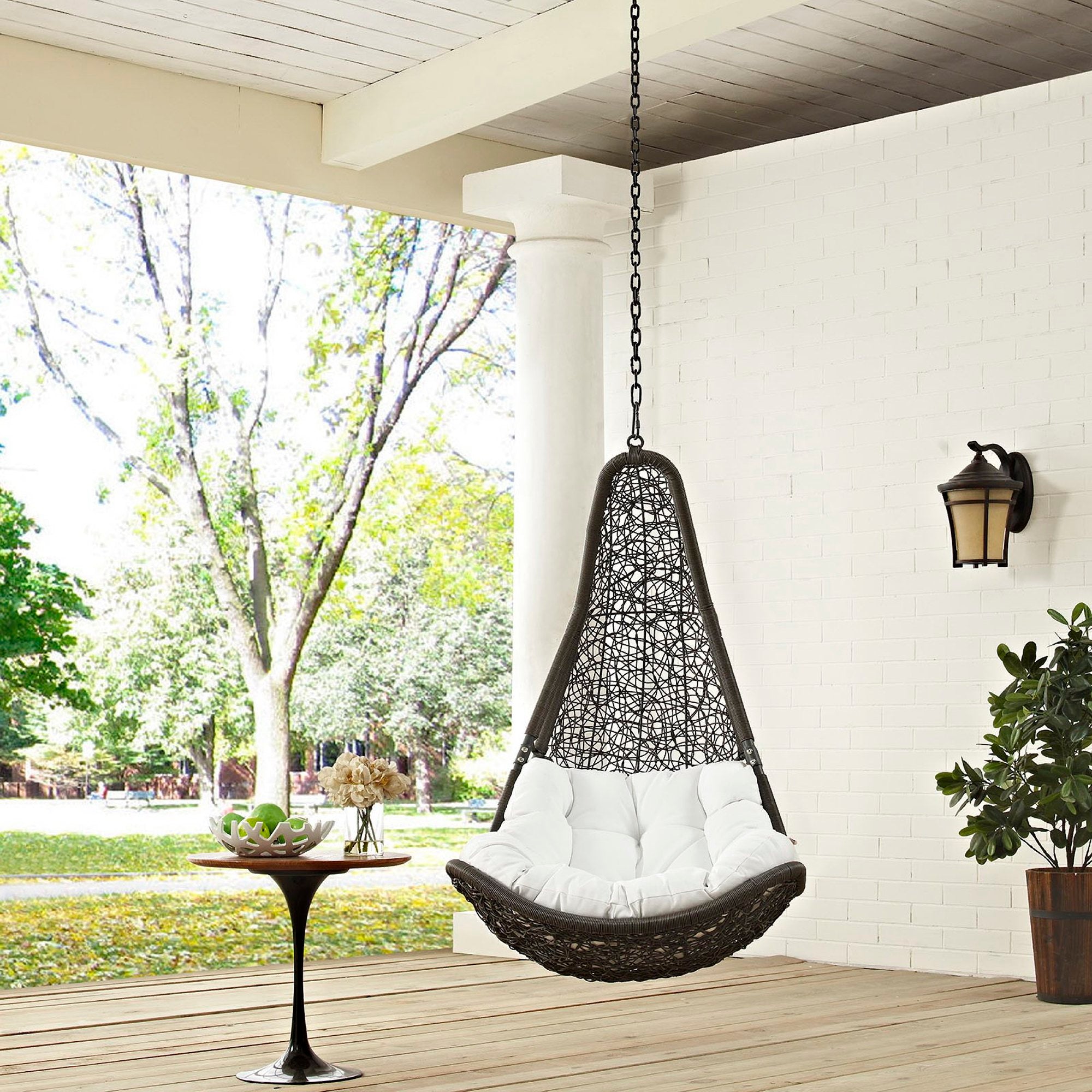 Modway Abate Outdoor Patio Swing Chair Without Stand