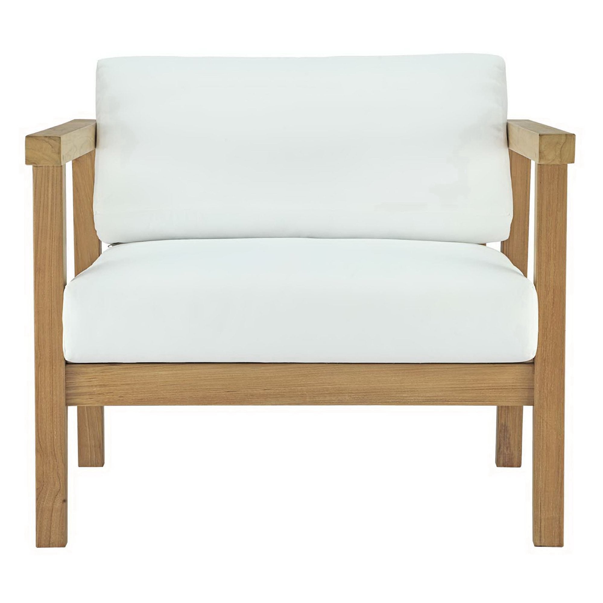 Modway Bayport 6 Piece Outdoor Patio Teak Set