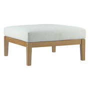 Modway Bayport Outdoor Patio Teak Ottoman