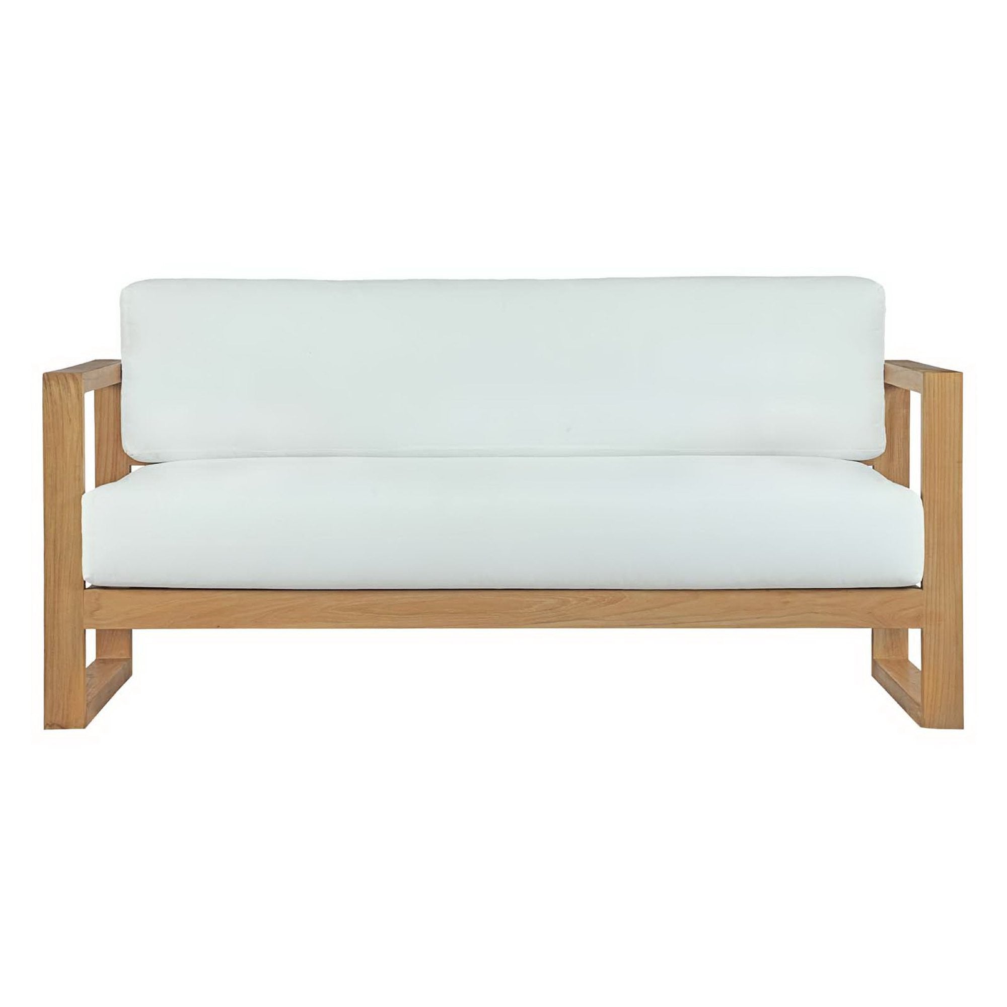 Modway Upland Outdoor Patio Teak Sofa