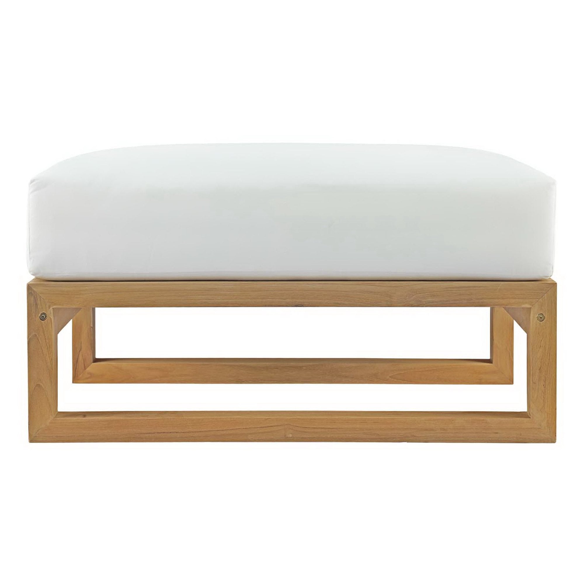 Modway Upland Outdoor Patio Teak Ottoman