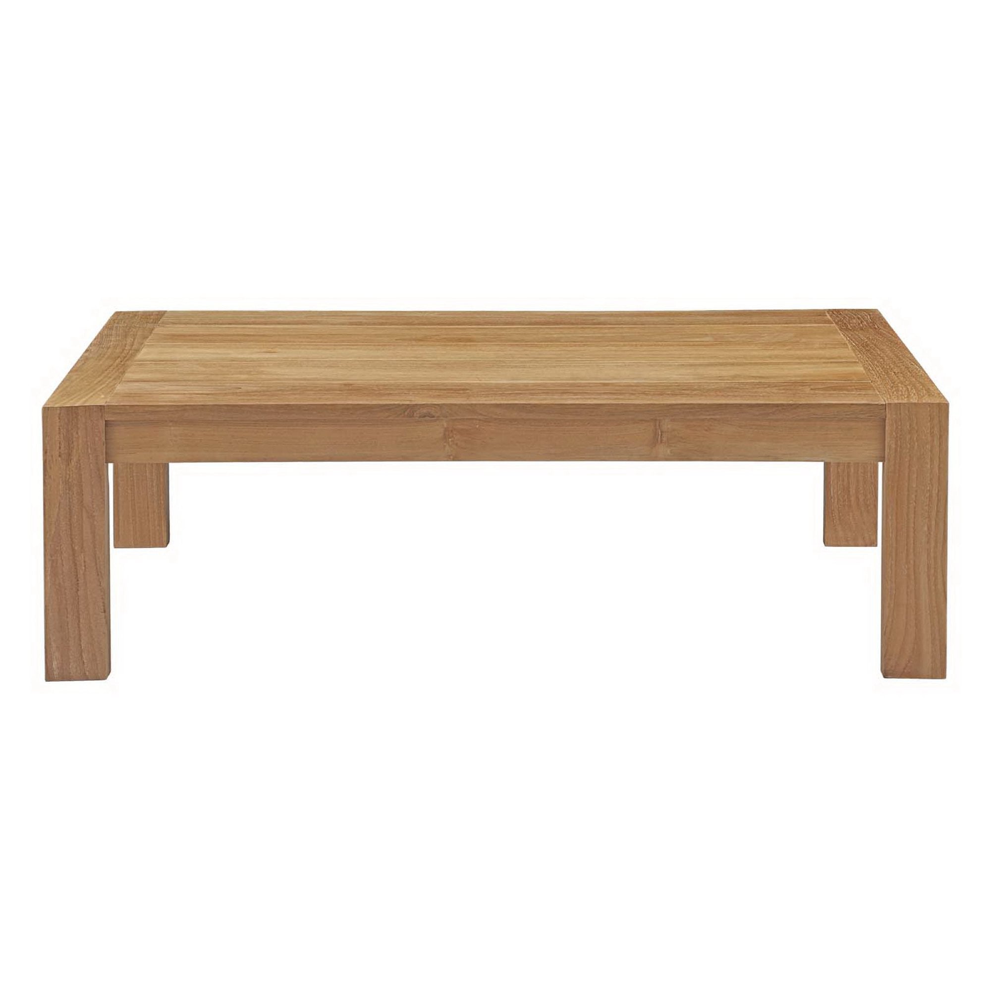 Modway Upland 3 Piece Outdoor Patio Teak Set