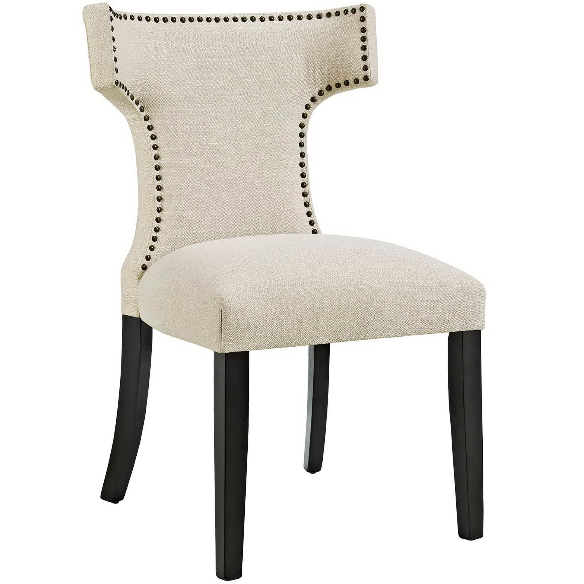 Modway Curve Fabric Dining Side Chair Set of 2
