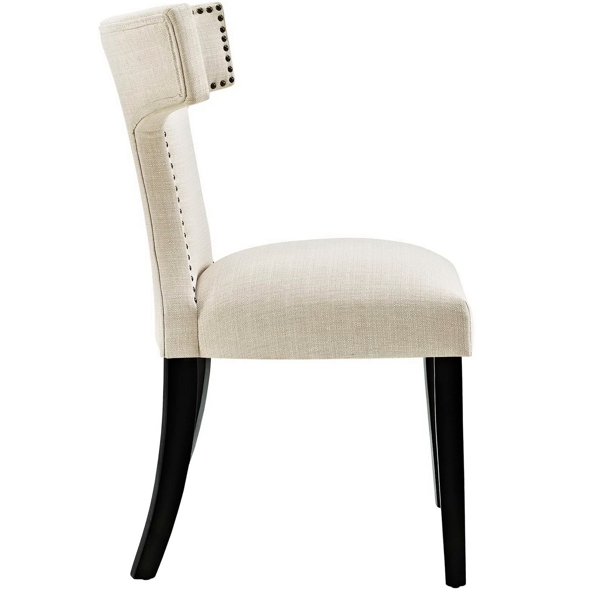 Modway Curve Fabric Dining Side Chair Set of 2