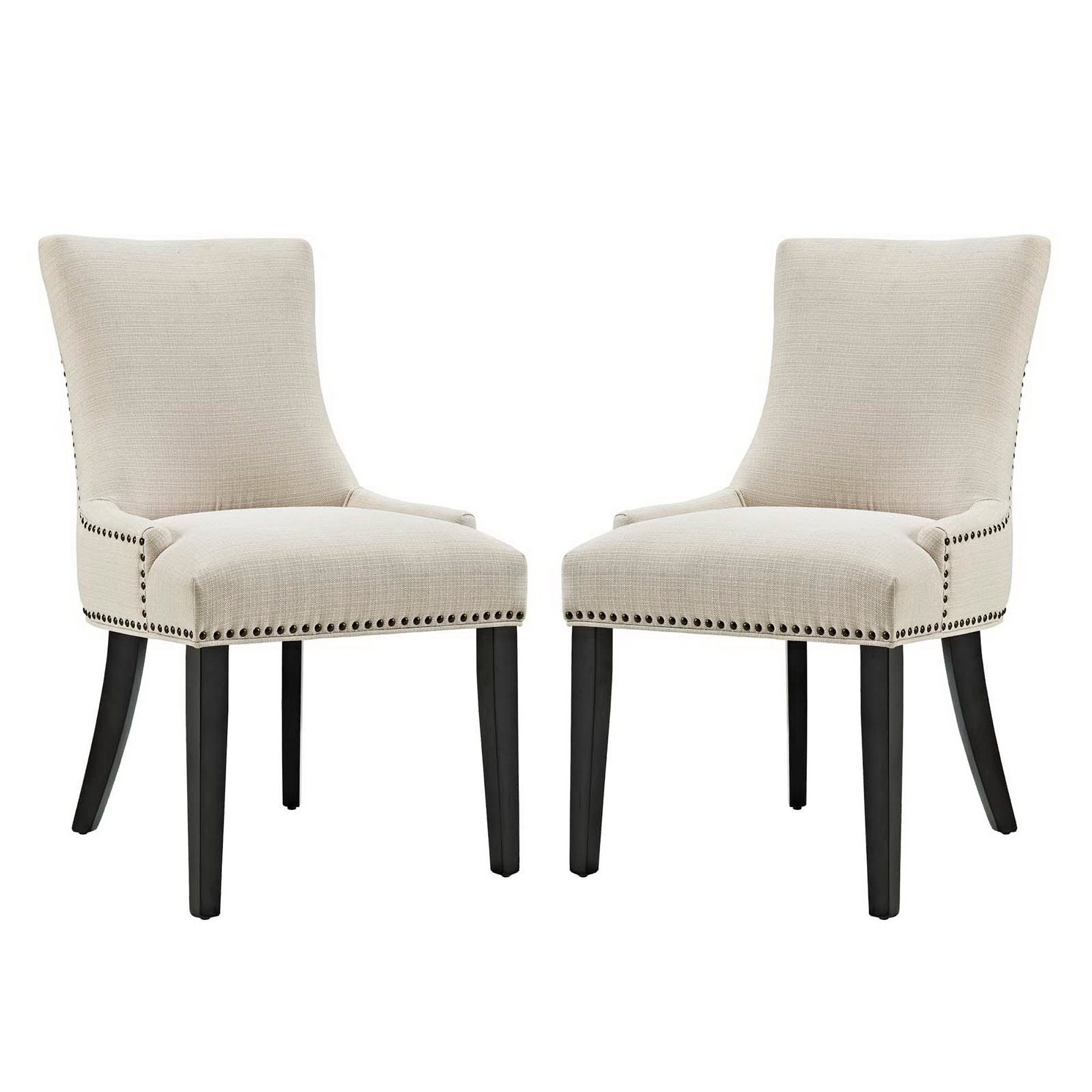 Modway Marquis Fabric Dining Side Chair Set of 2