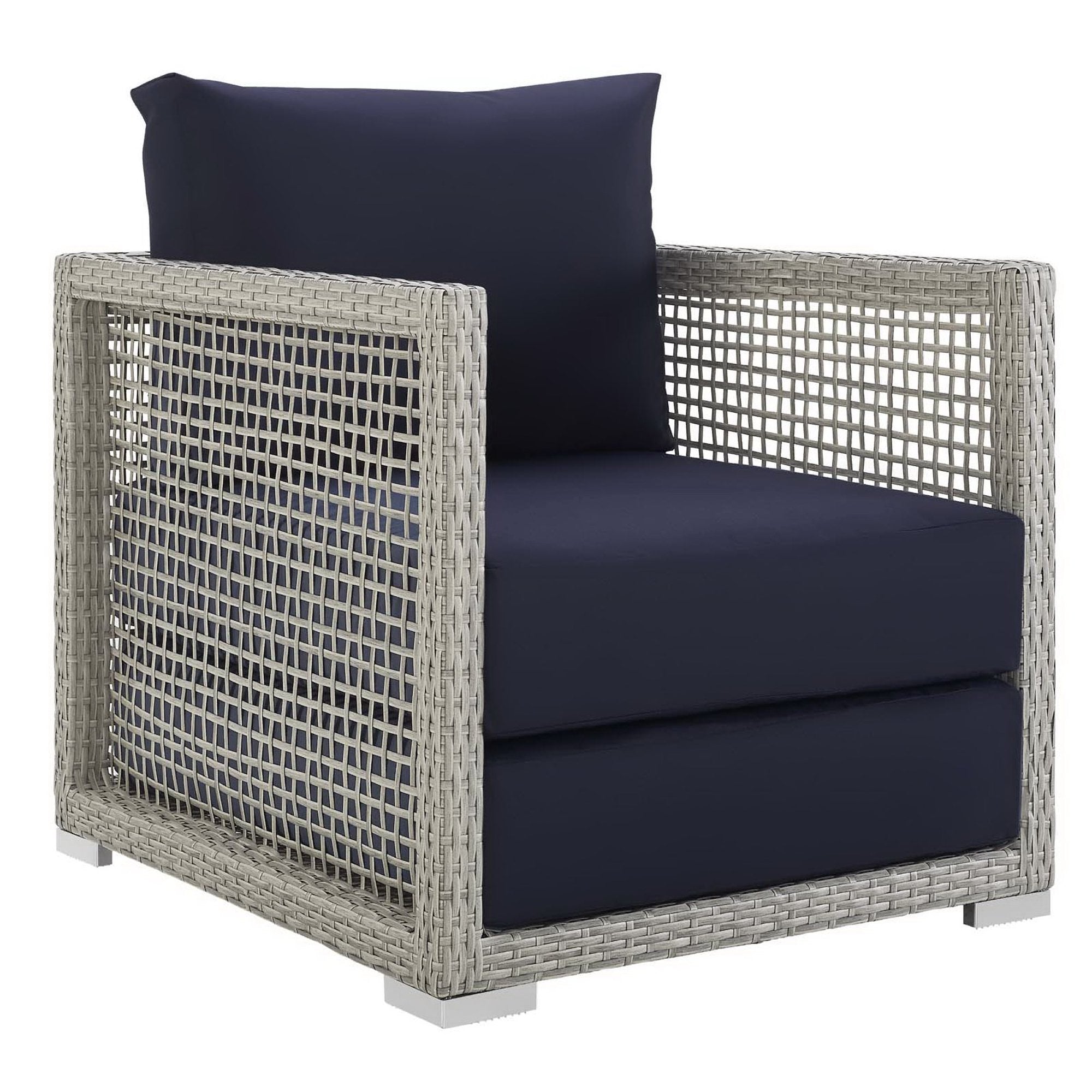 Modway Aura Rattan Outdoor Patio Armchair