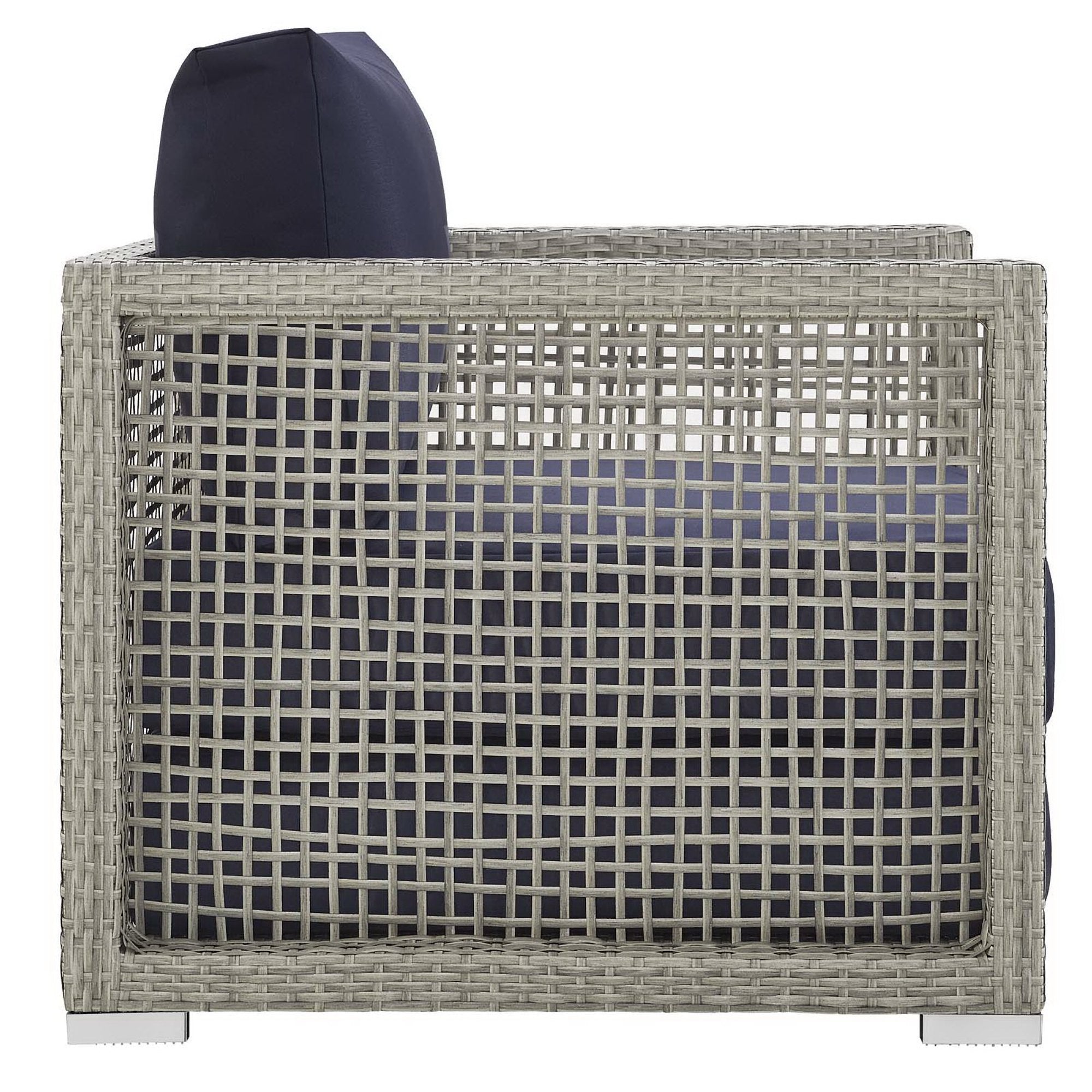 Modway Aura Rattan Outdoor Patio Armchair