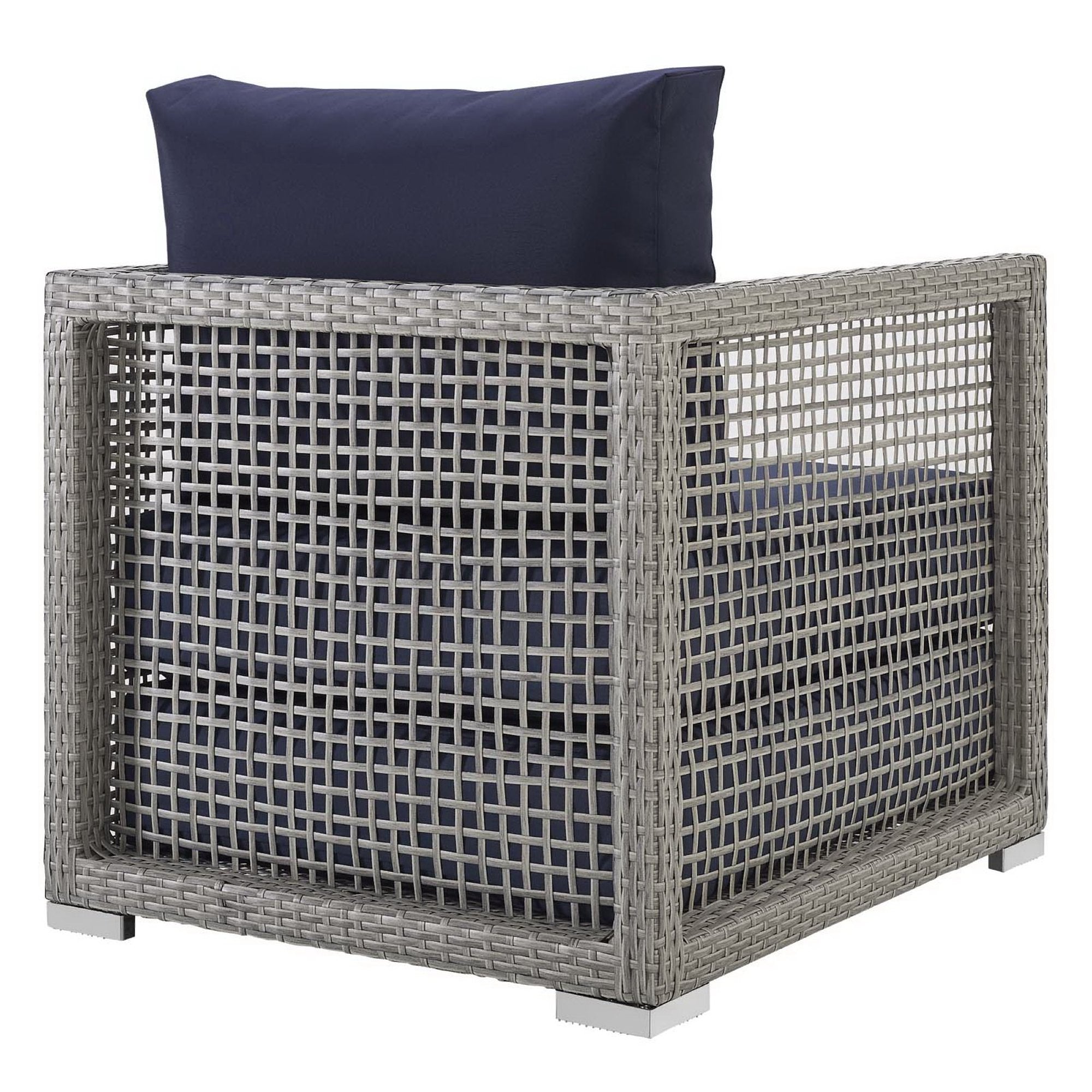 Modway Aura Rattan Outdoor Patio Armchair
