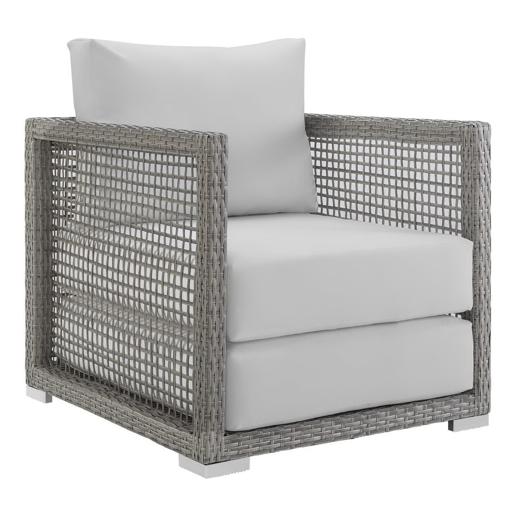 Modway Aura Rattan Outdoor Patio Armchair