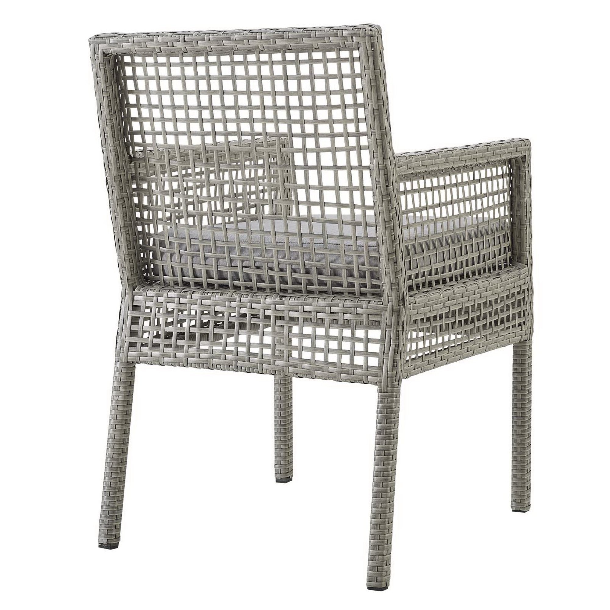 Modway Aura Outdoor Patio Wicker Rattan Dining Armchair