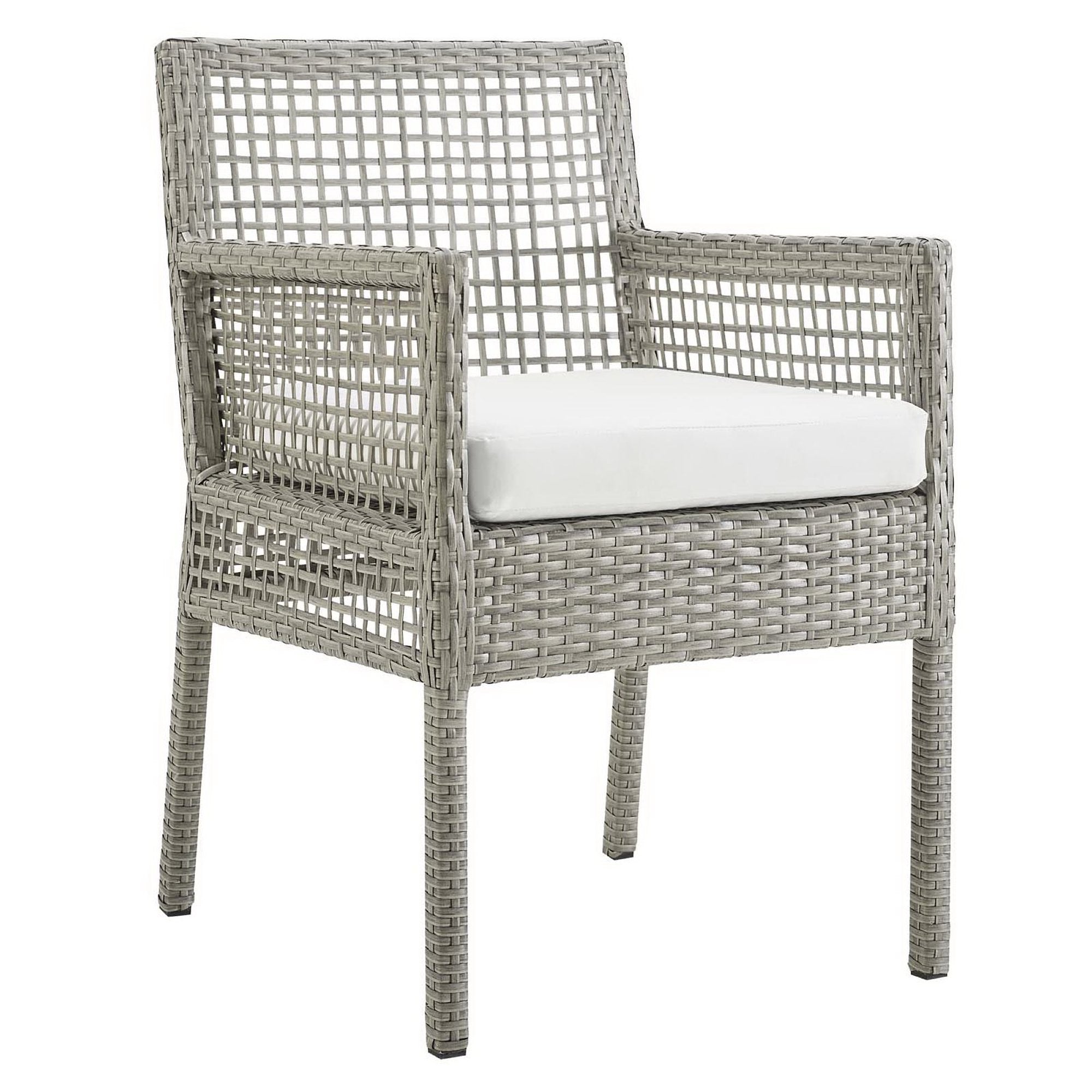 Modway Aura Outdoor Patio Wicker Rattan Dining Armchair