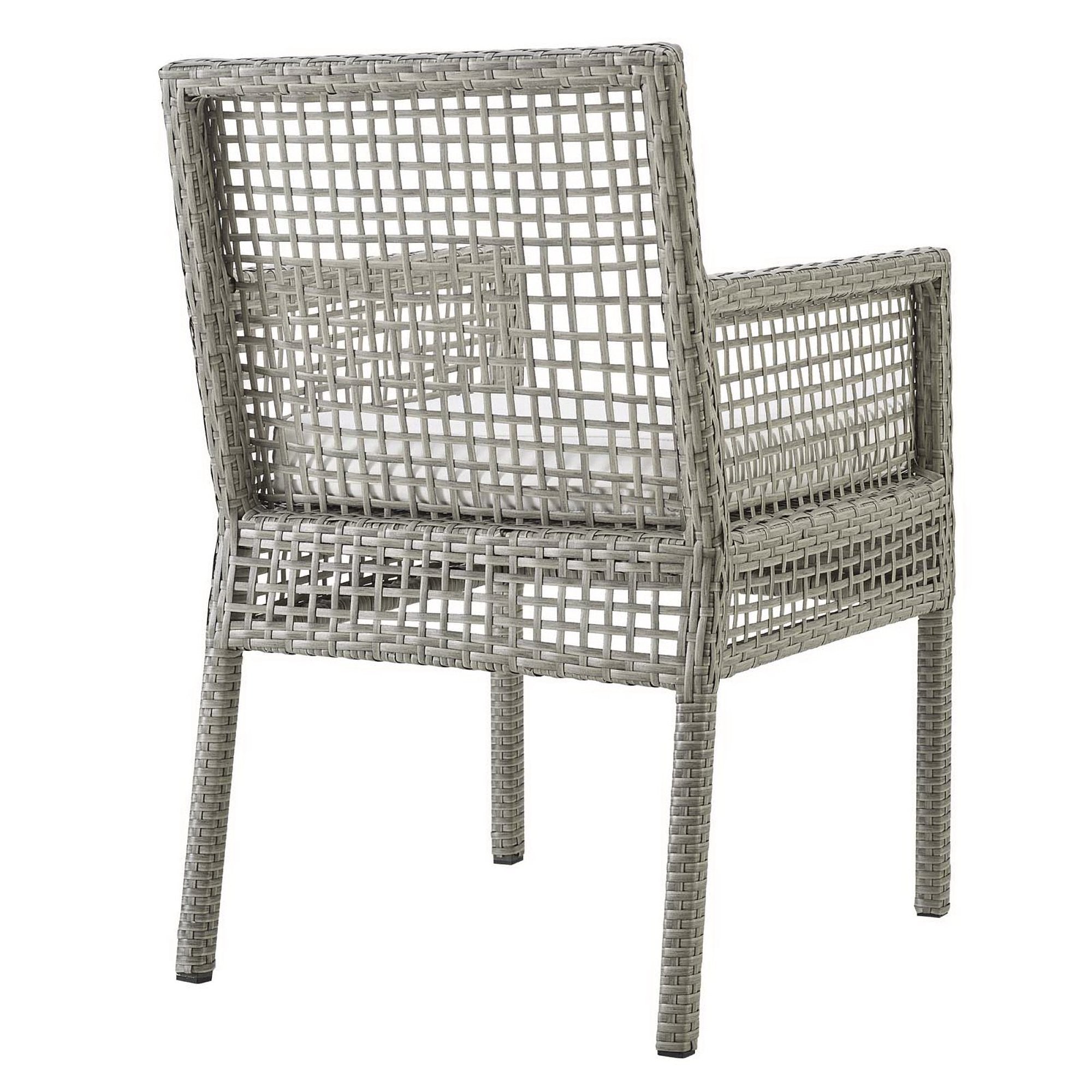 Modway Aura Outdoor Patio Wicker Rattan Dining Armchair