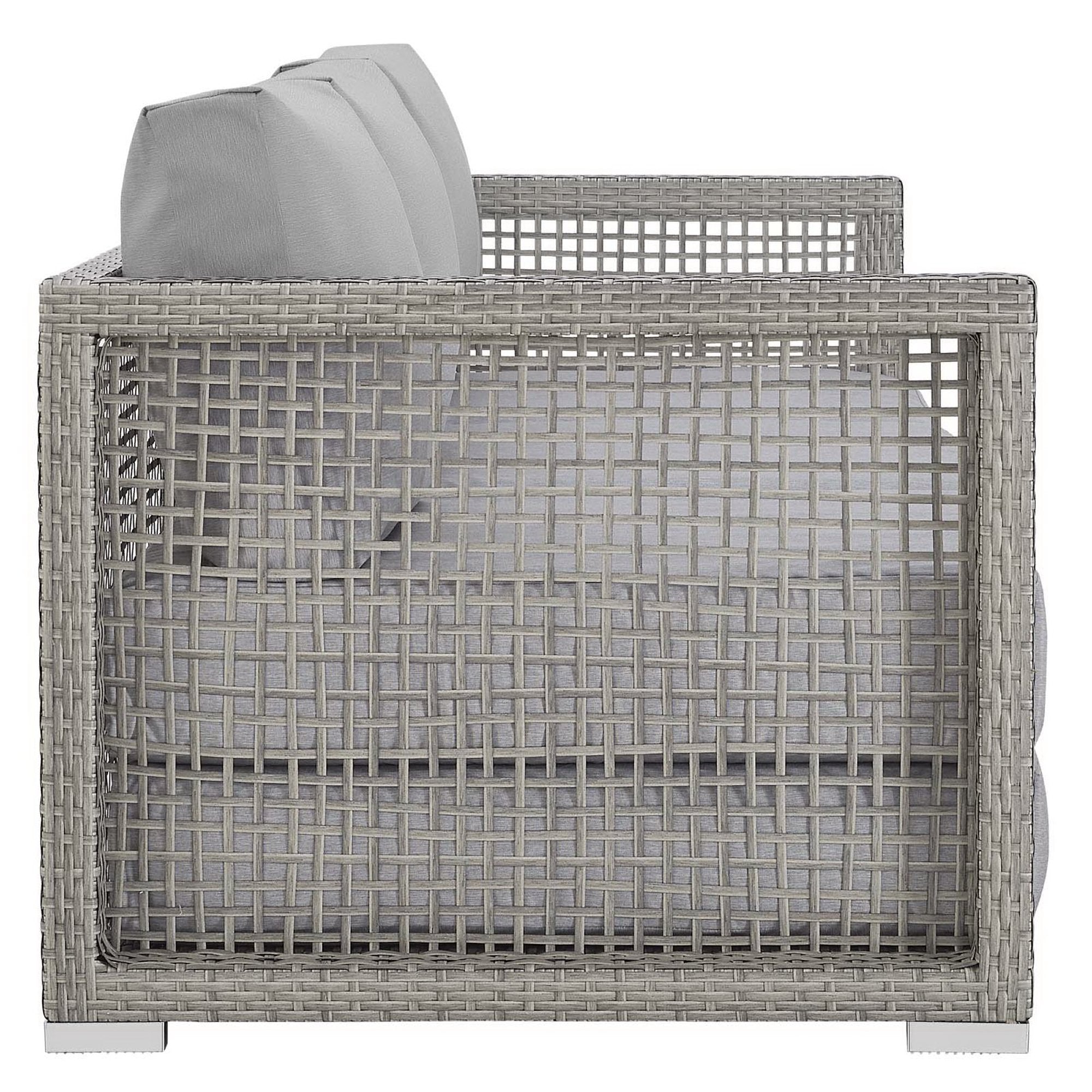 Modway Aura Outdoor Patio Wicker Rattan Sofa
