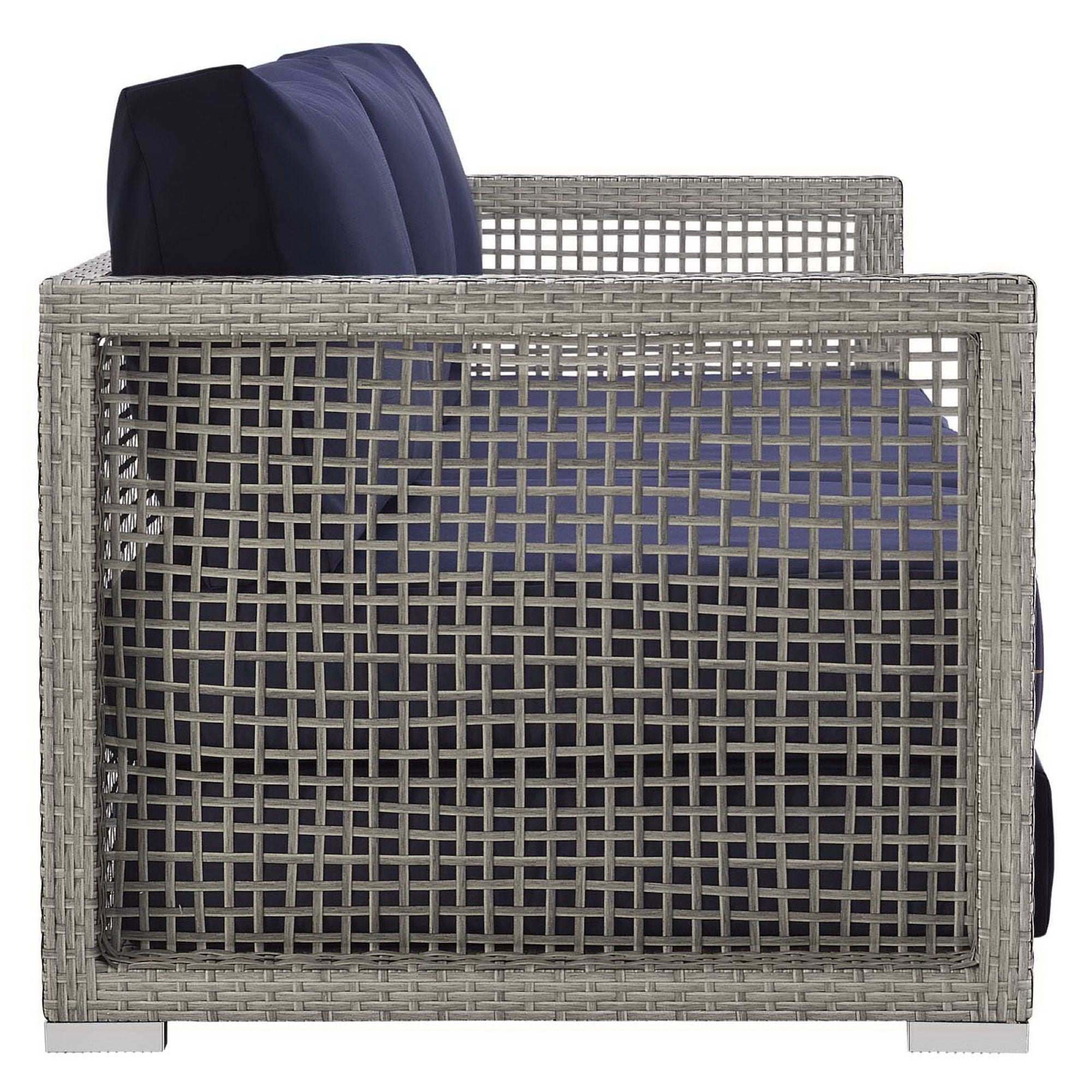 Modway Aura Outdoor Patio Wicker Rattan Sofa