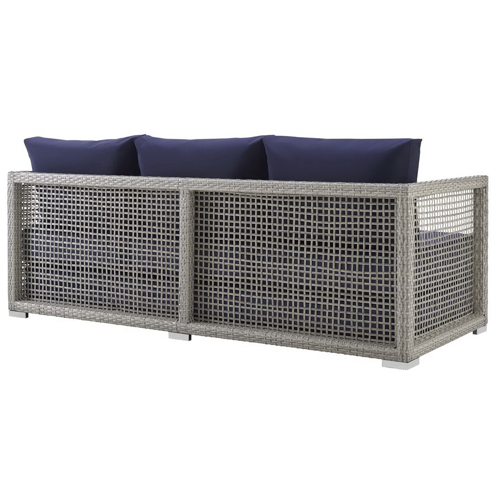 Modway Aura Outdoor Patio Wicker Rattan Sofa