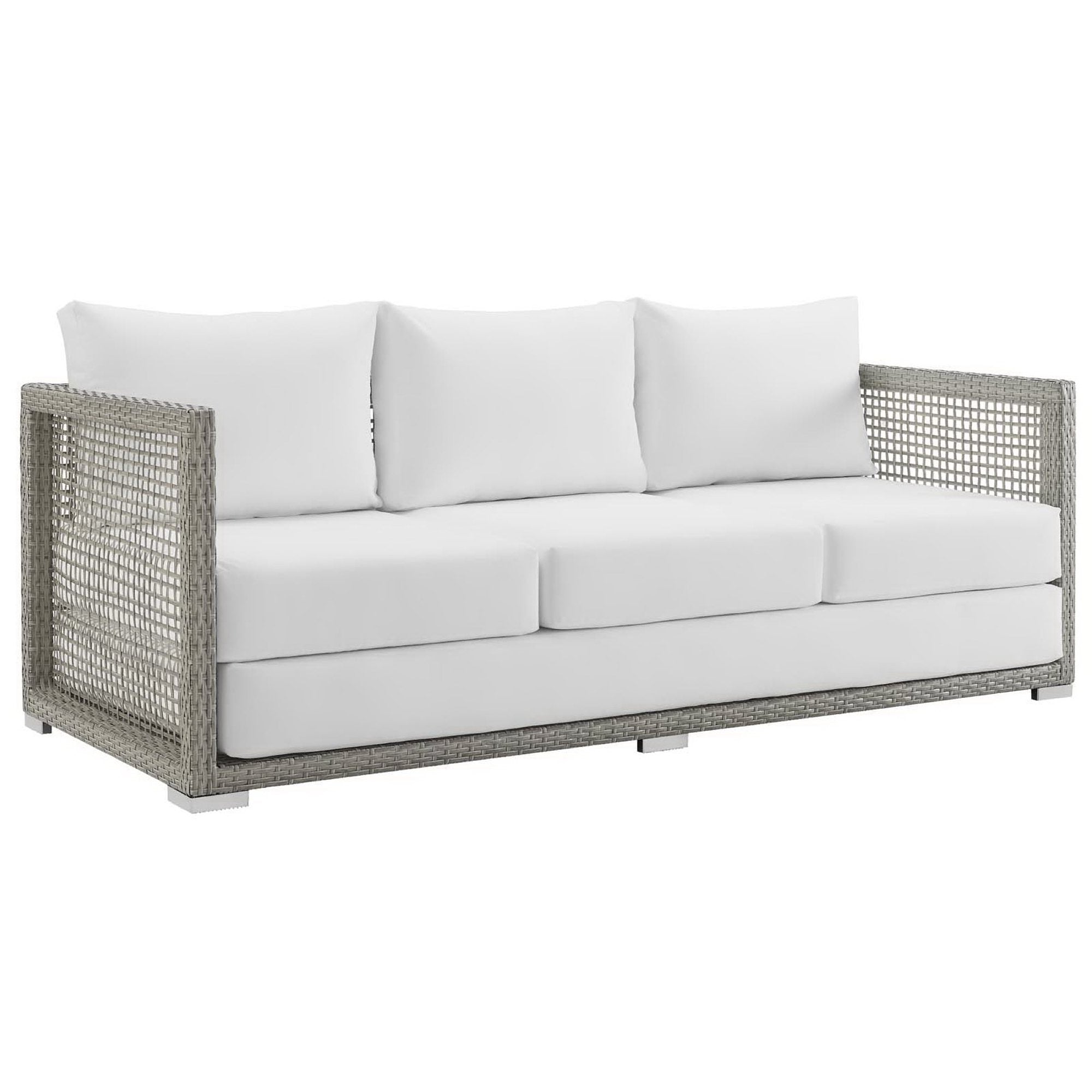 Modway Aura Outdoor Patio Wicker Rattan Sofa