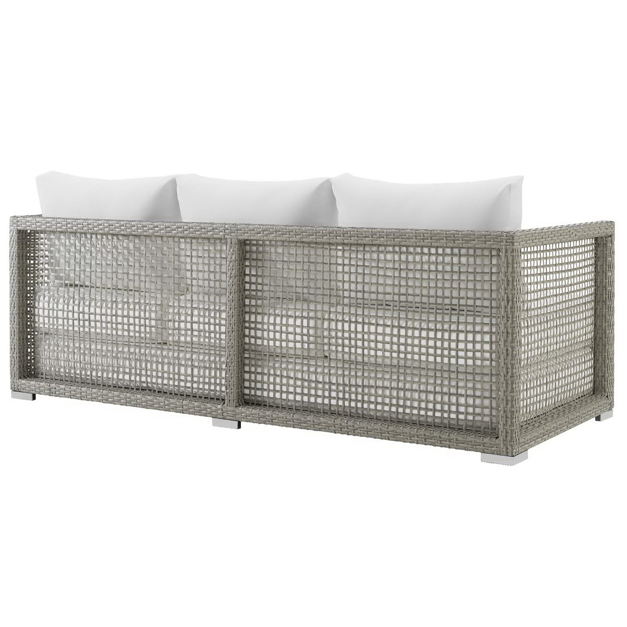 Modway Aura Outdoor Patio Wicker Rattan Sofa