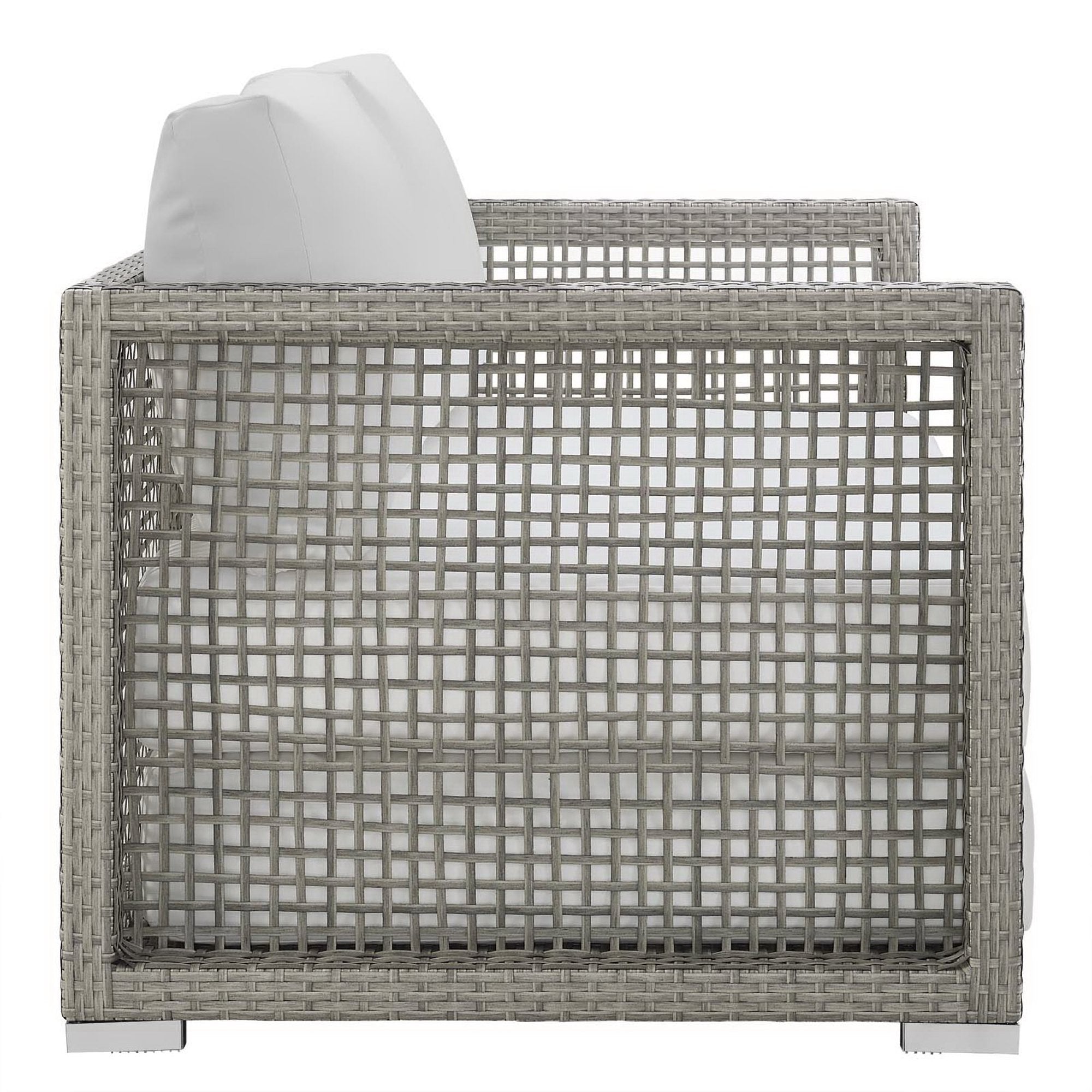 Modway Aura Outdoor Patio Wicker Rattan Loveseat