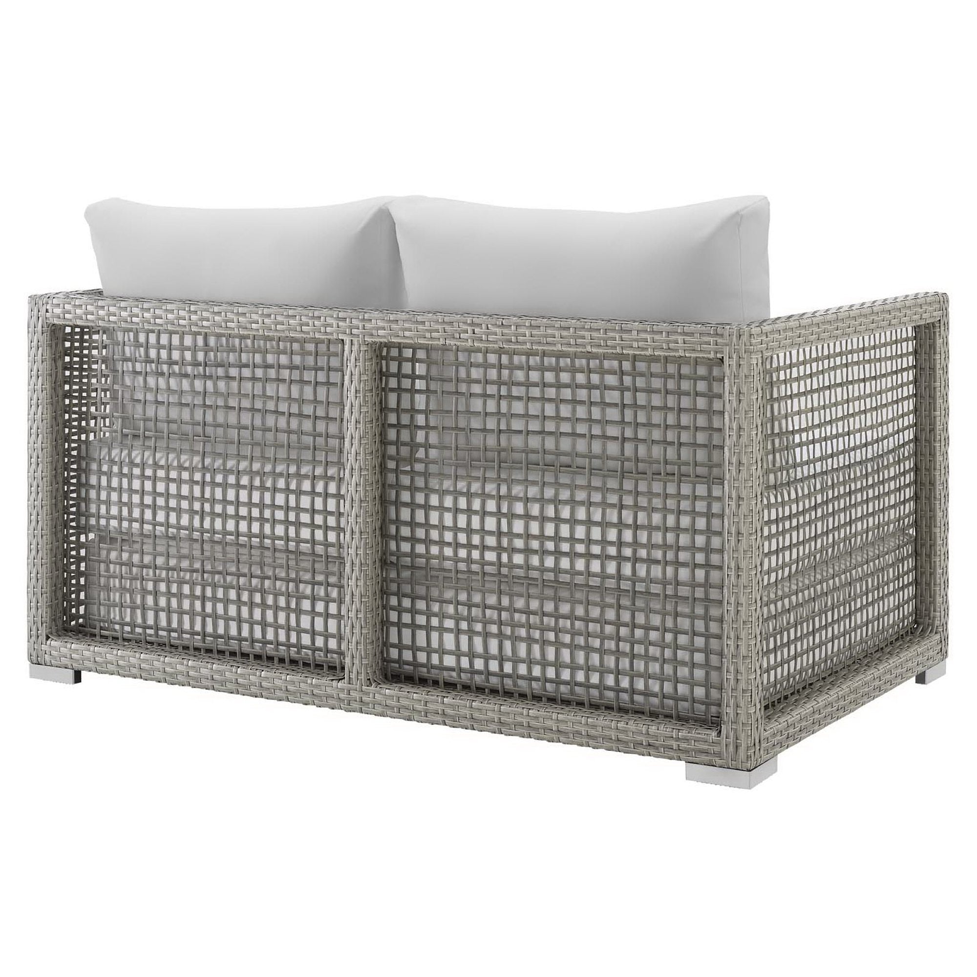 Modway Aura Outdoor Patio Wicker Rattan Loveseat