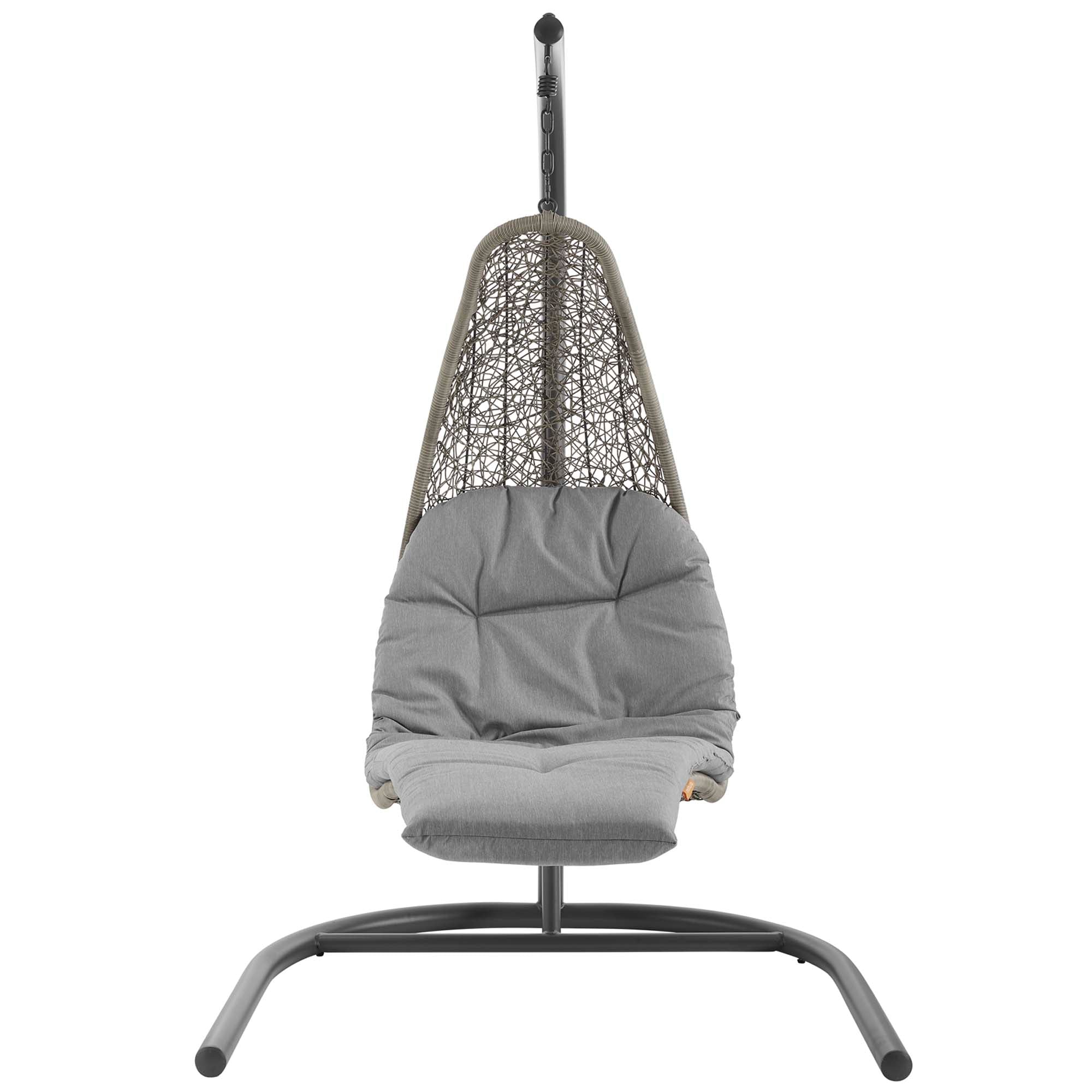 Modway Landscape Hanging Chaise Lounge Outdoor Patio Swing Chair