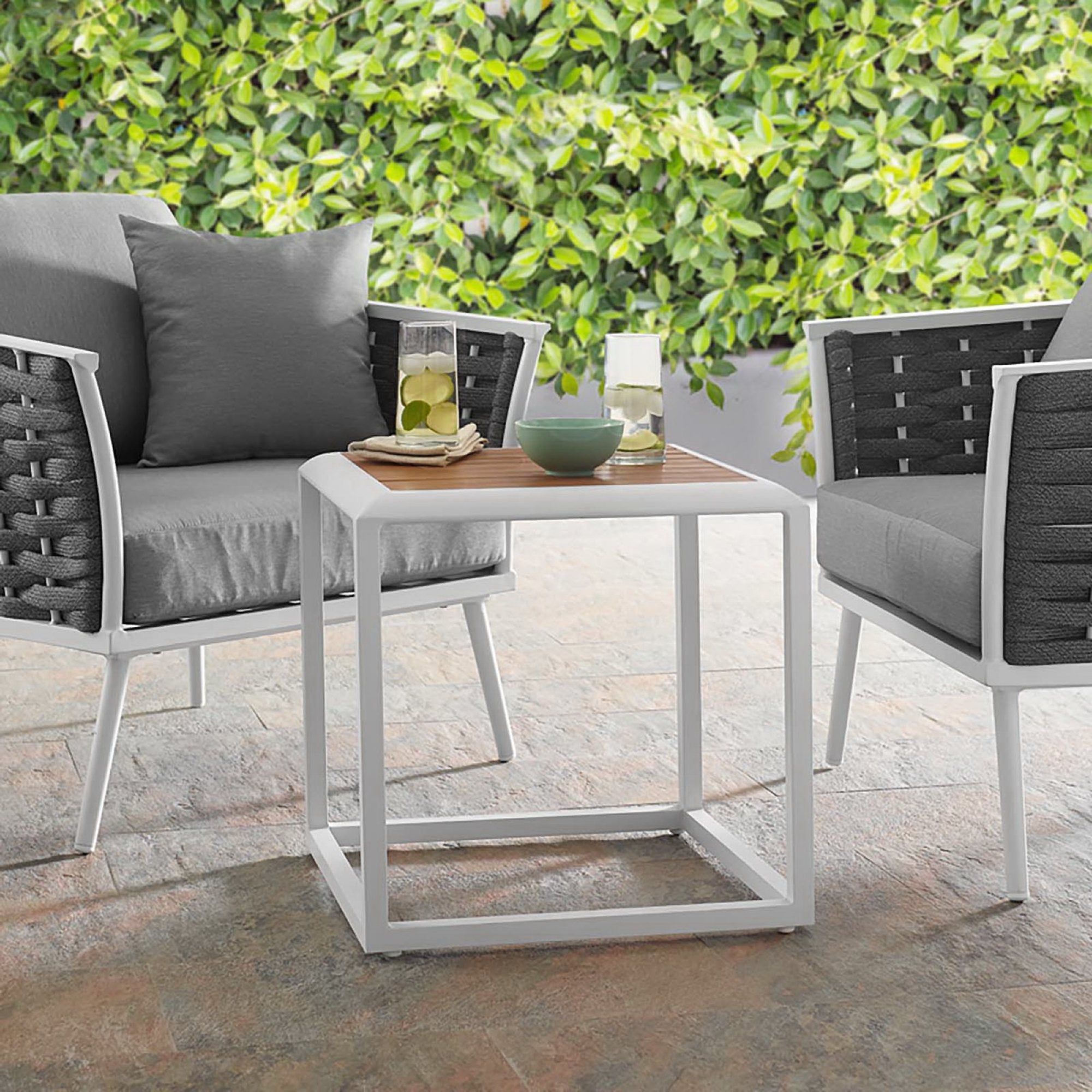 Modway Stance Outdoor Patio Aluminum Side Table