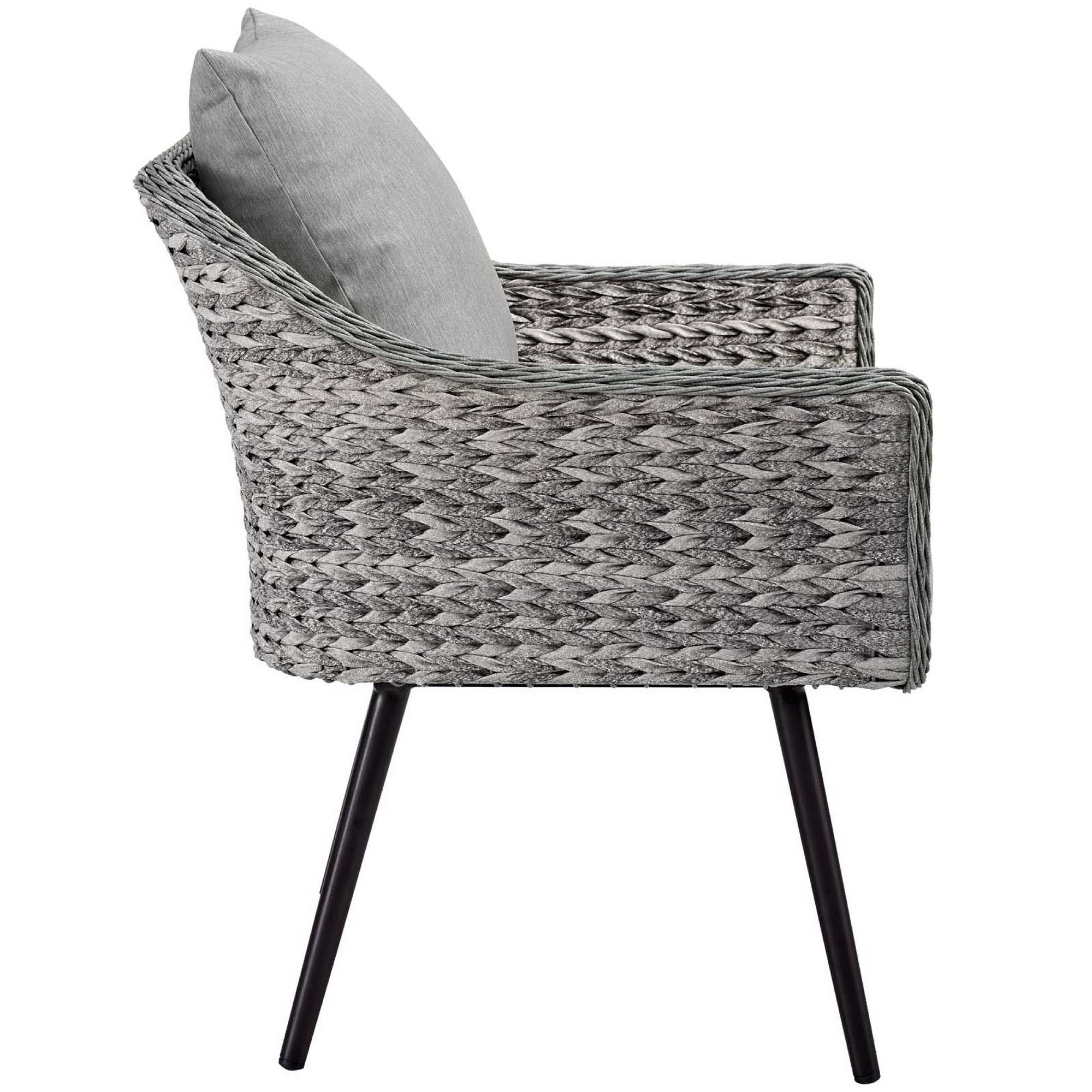 Modway Endeavor Outdoor Patio Wicker Rattan Armchair