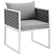 Modway EEI-3053 Stance Outdoor Patio Aluminum Dining Armchair