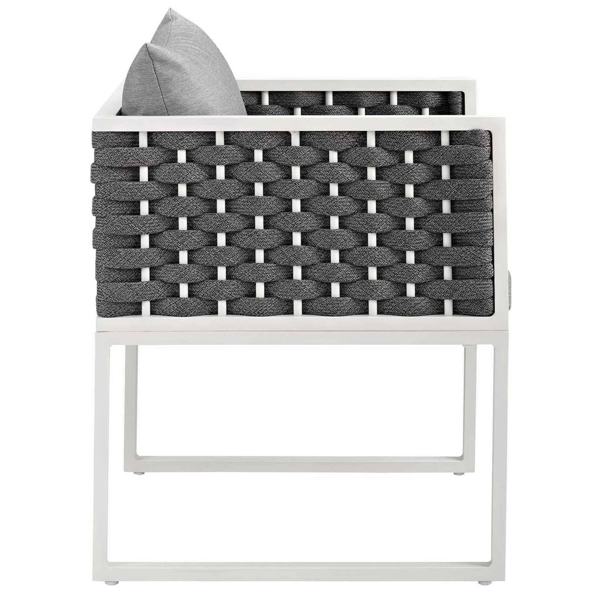 Modway EEI-3053 Stance Outdoor Patio Aluminum Dining Armchair