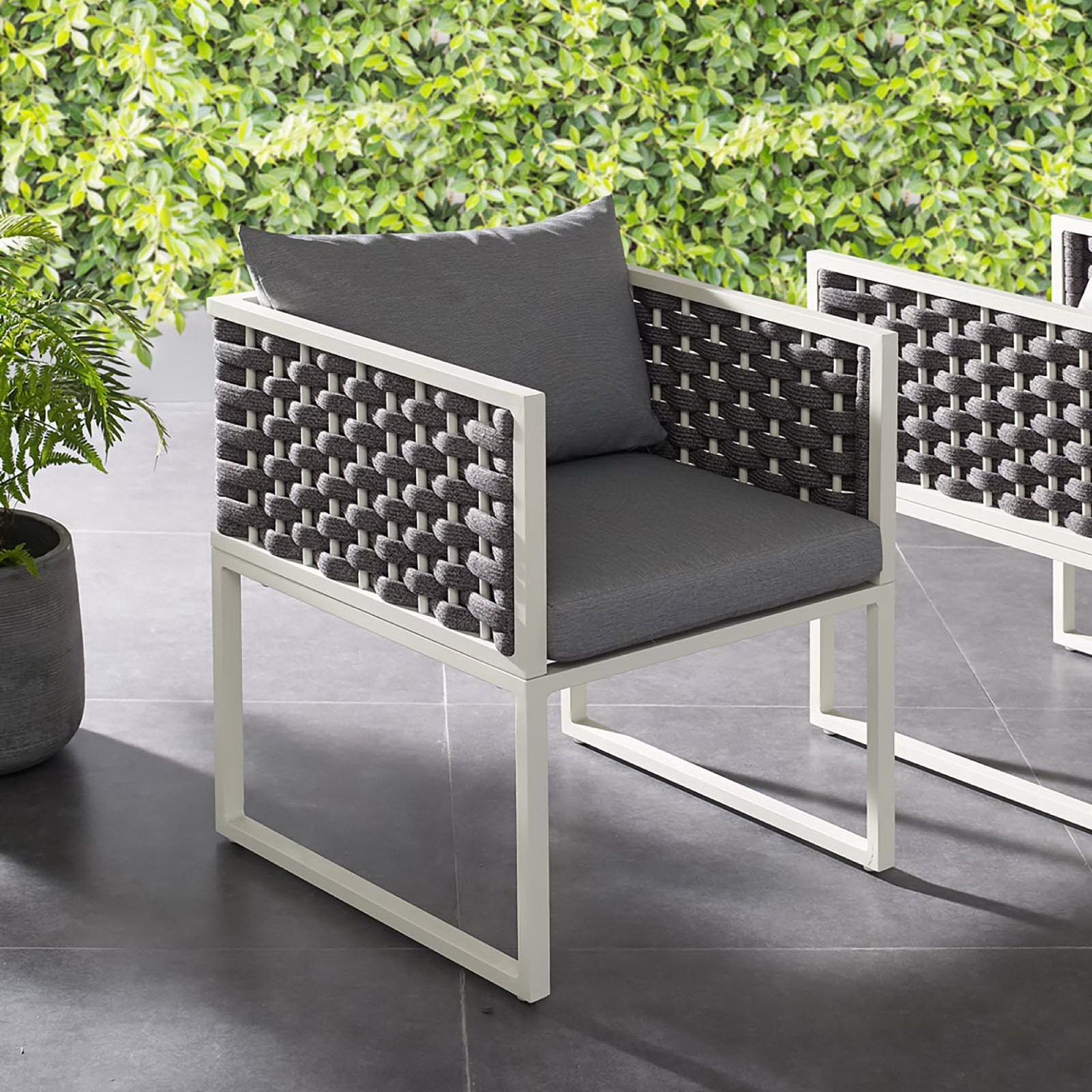 Modway EEI-3053 Stance Outdoor Patio Aluminum Dining Armchair