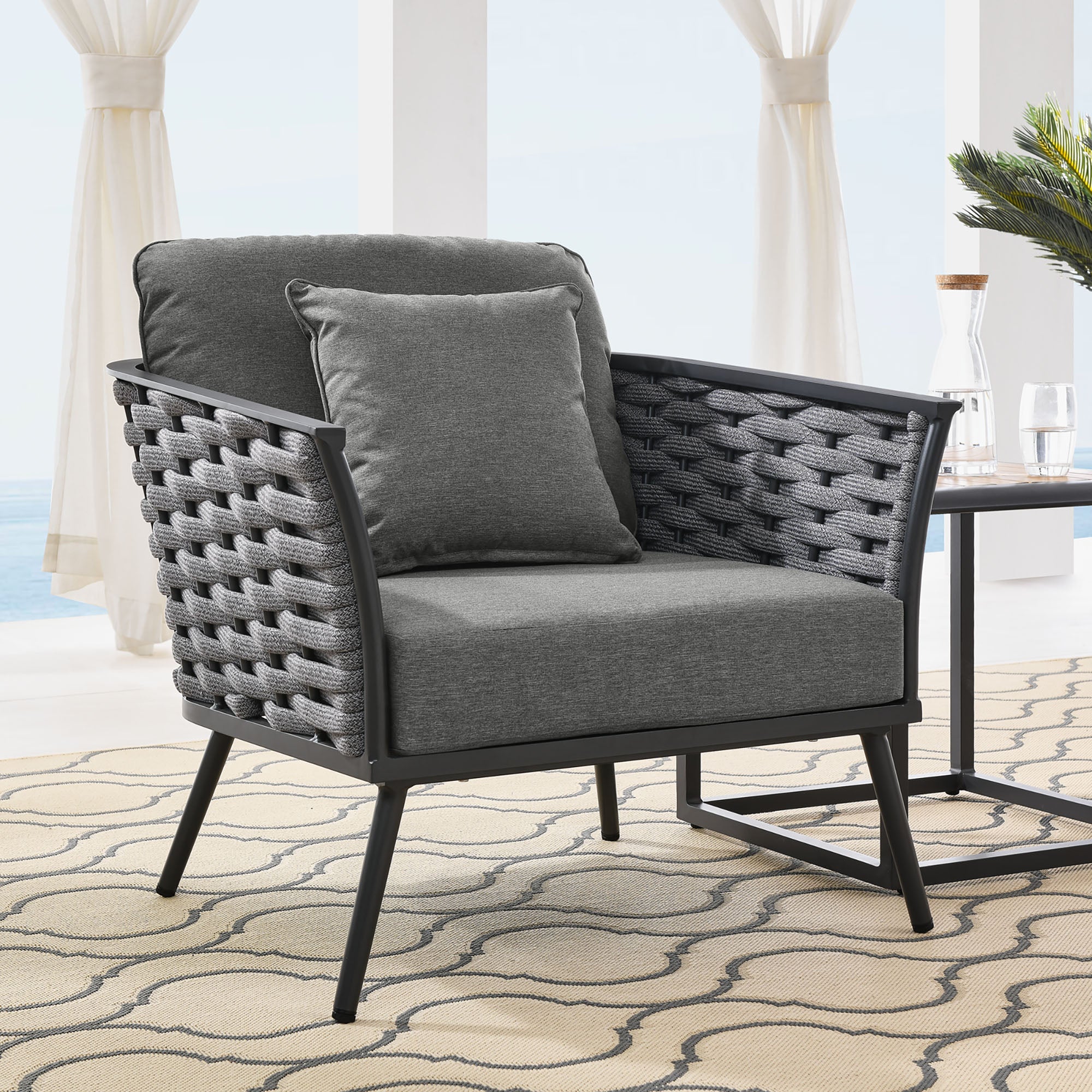 Modway Stance Outdoor Patio Aluminum Armchair