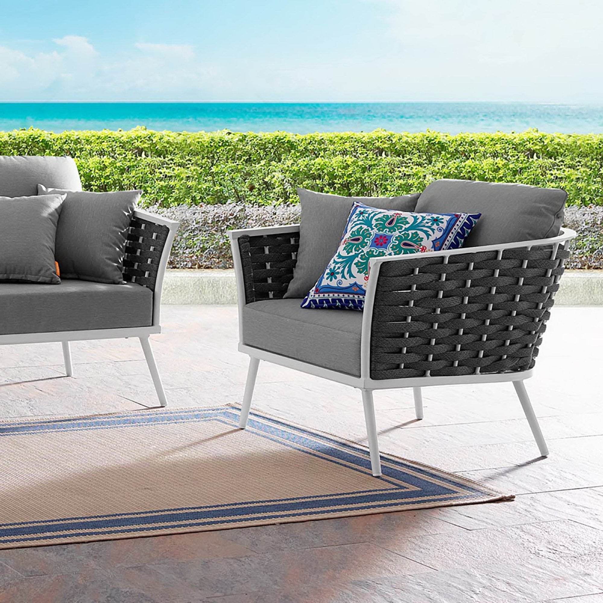 Modway Stance Outdoor Patio Aluminum Armchair