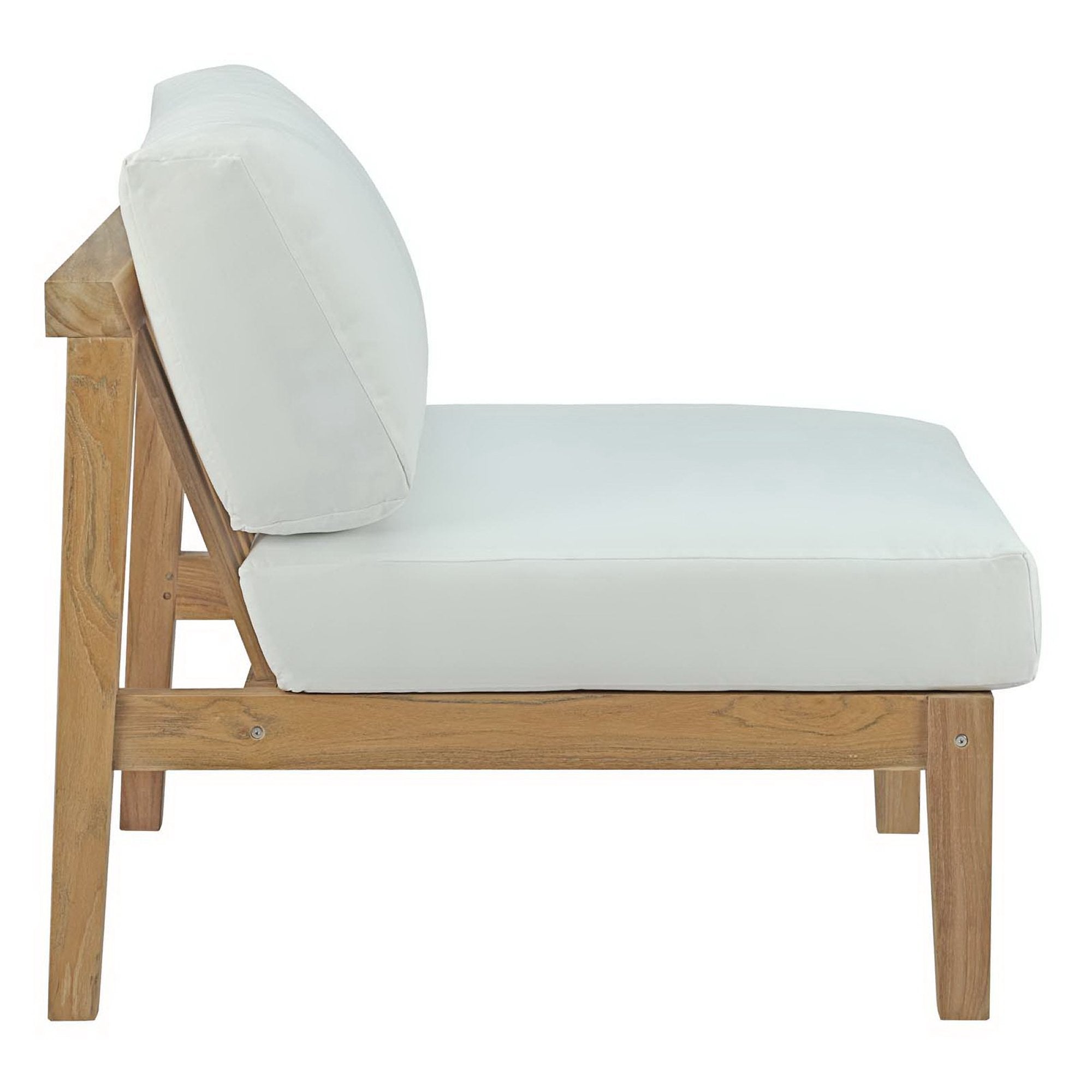 Modway Bayport 4 Piece Outdoor Patio Teak Set