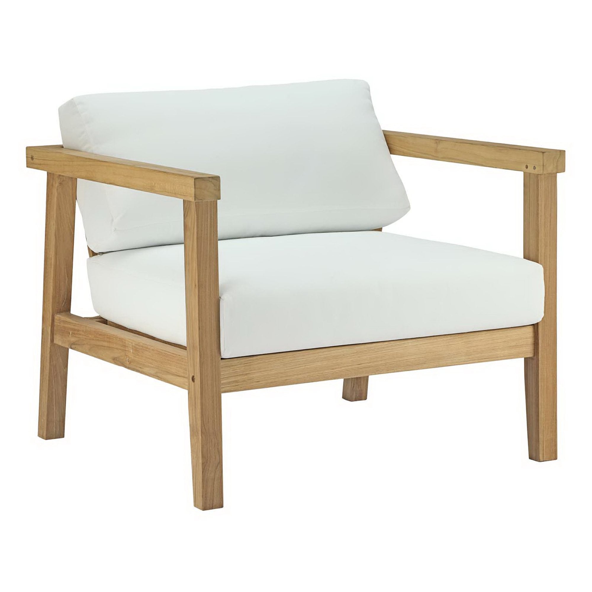 Modway Bayport 2 Piece Outdoor Patio Teak Set
