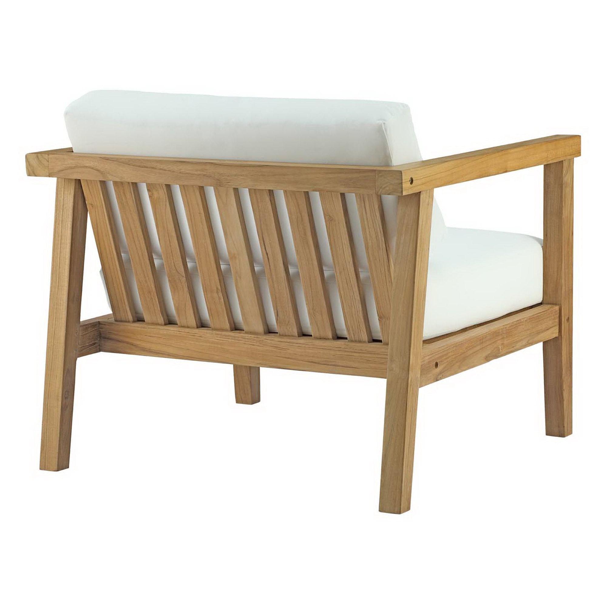 Modway Bayport 2 Piece Outdoor Patio Teak Set