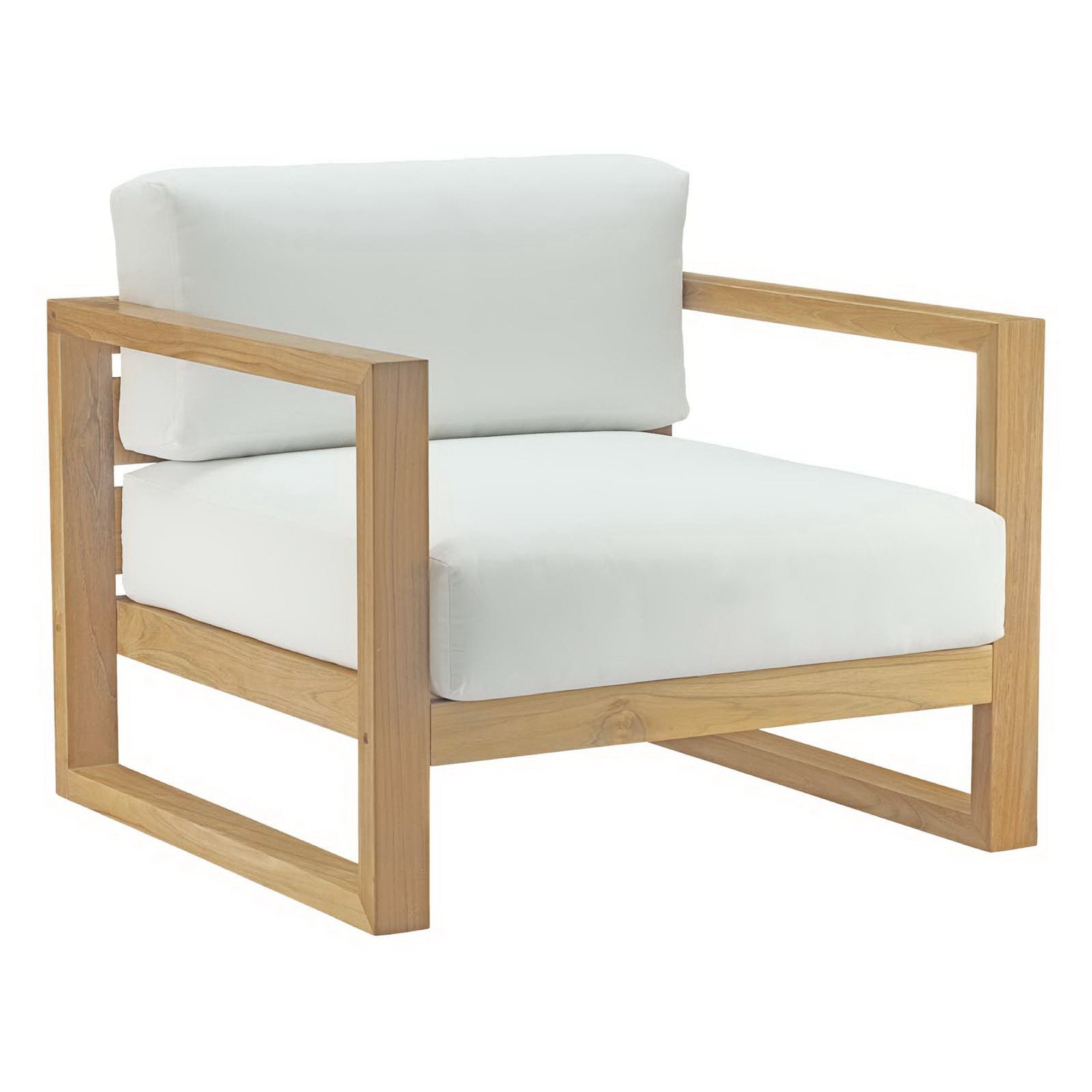 Modway Upland 6 Piece Outdoor Patio Teak Set