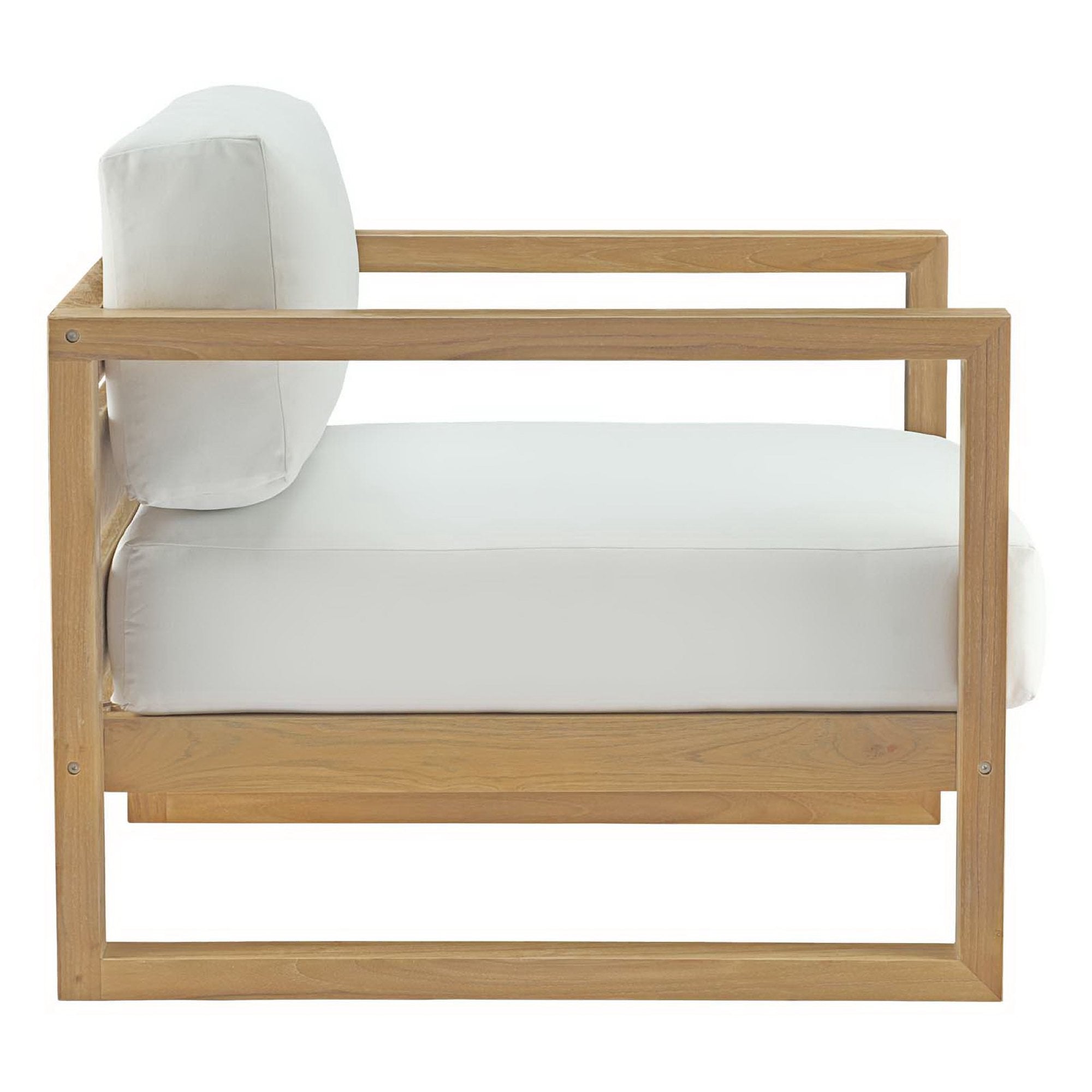 Modway Upland 6 Piece Outdoor Patio Teak Set