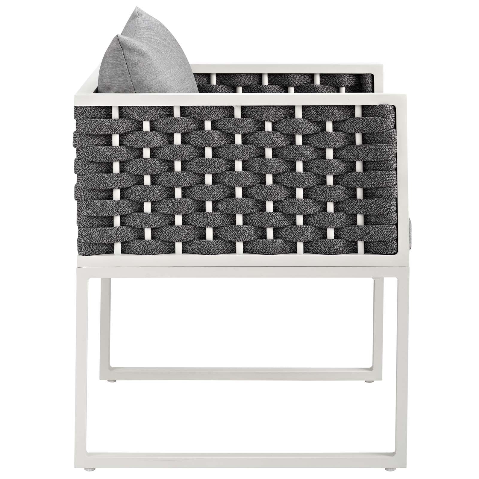 Modway Stance 7 Piece Outdoor Patio Aluminum Dining Set