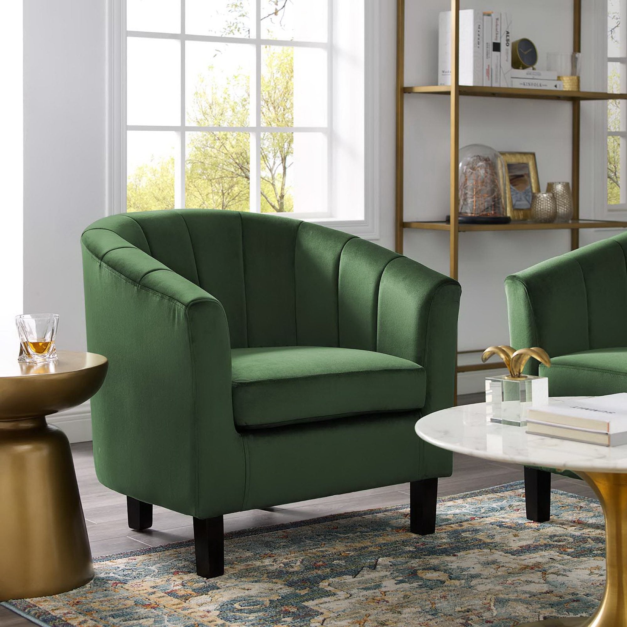 Modway Prospect Channel Tufted Performance Velvet Armchair